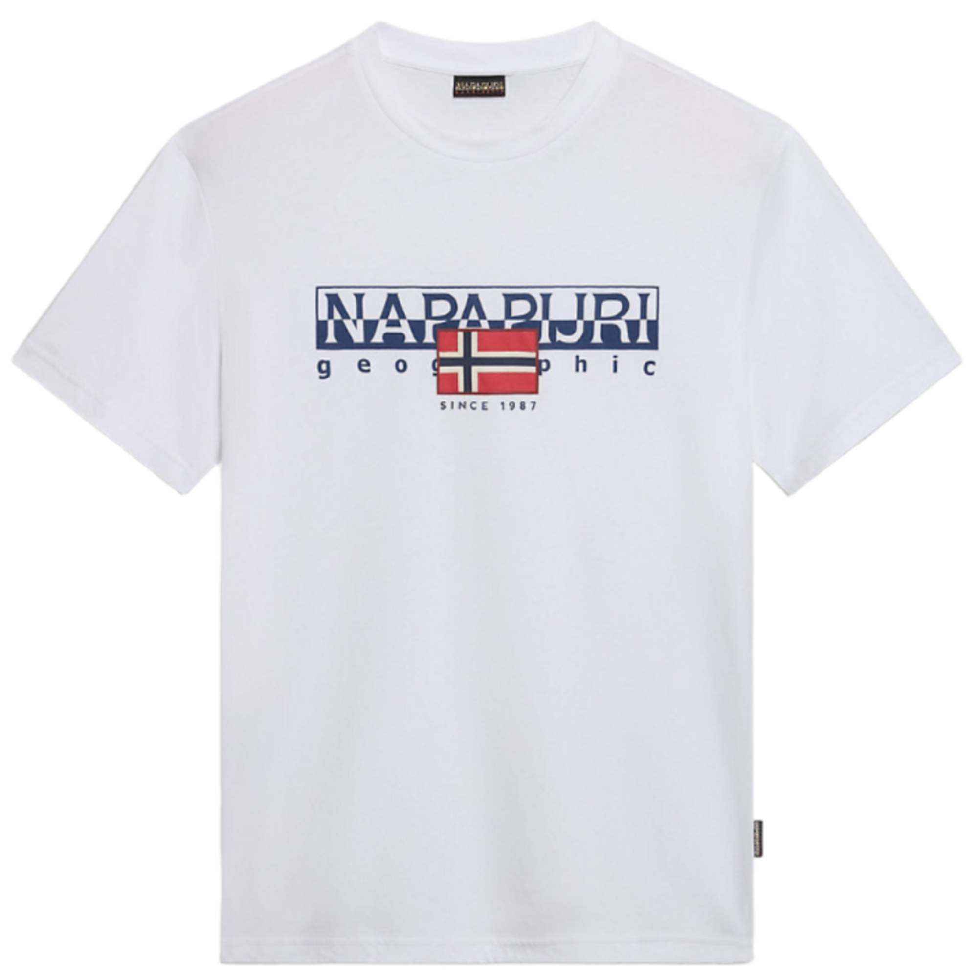 Product image 1 of 6 of Napapijri Men's Aylmer Short Sleeve T-Shirt - White