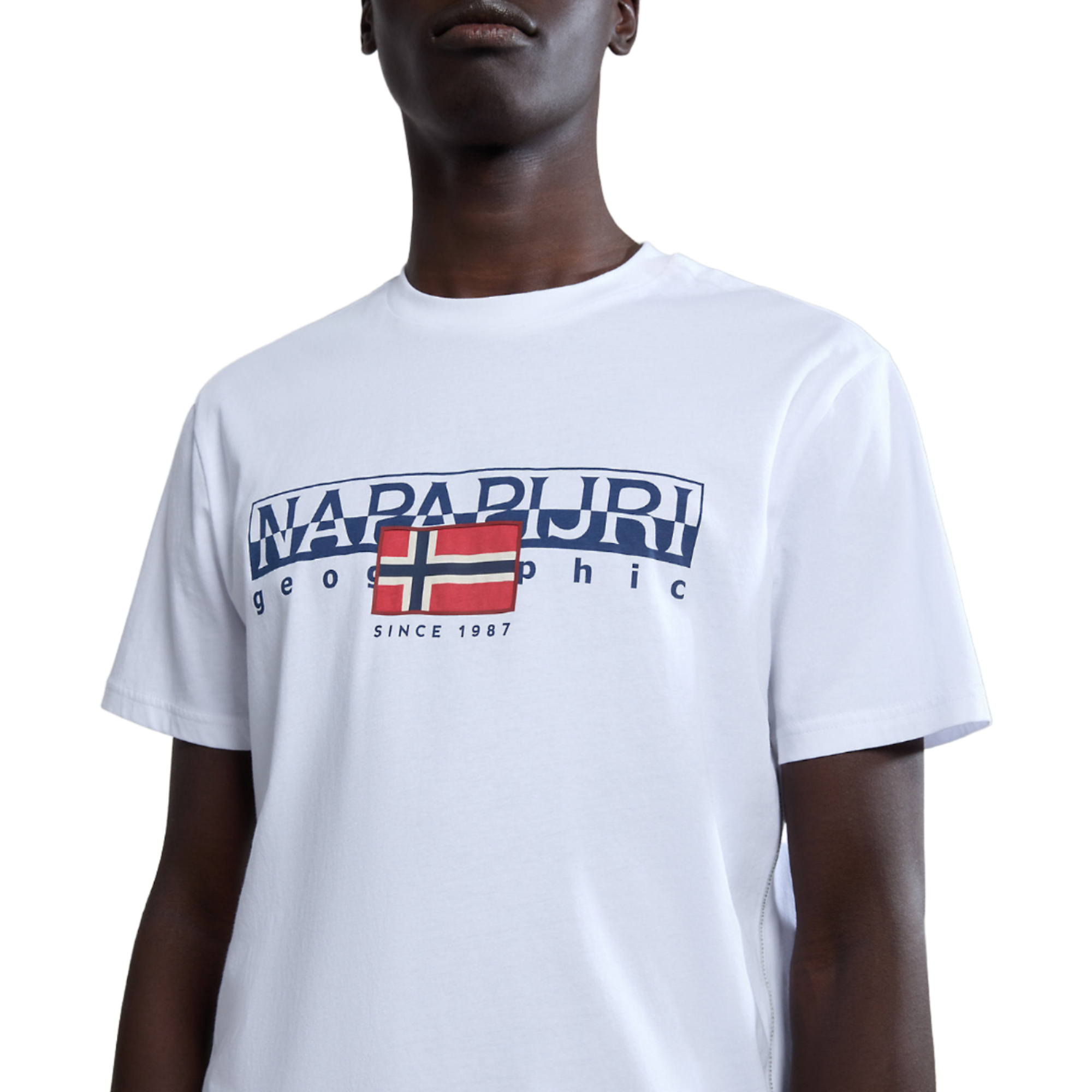 Product image 6 of 6 of Napapijri Men's Aylmer Short Sleeve T-Shirt - White
