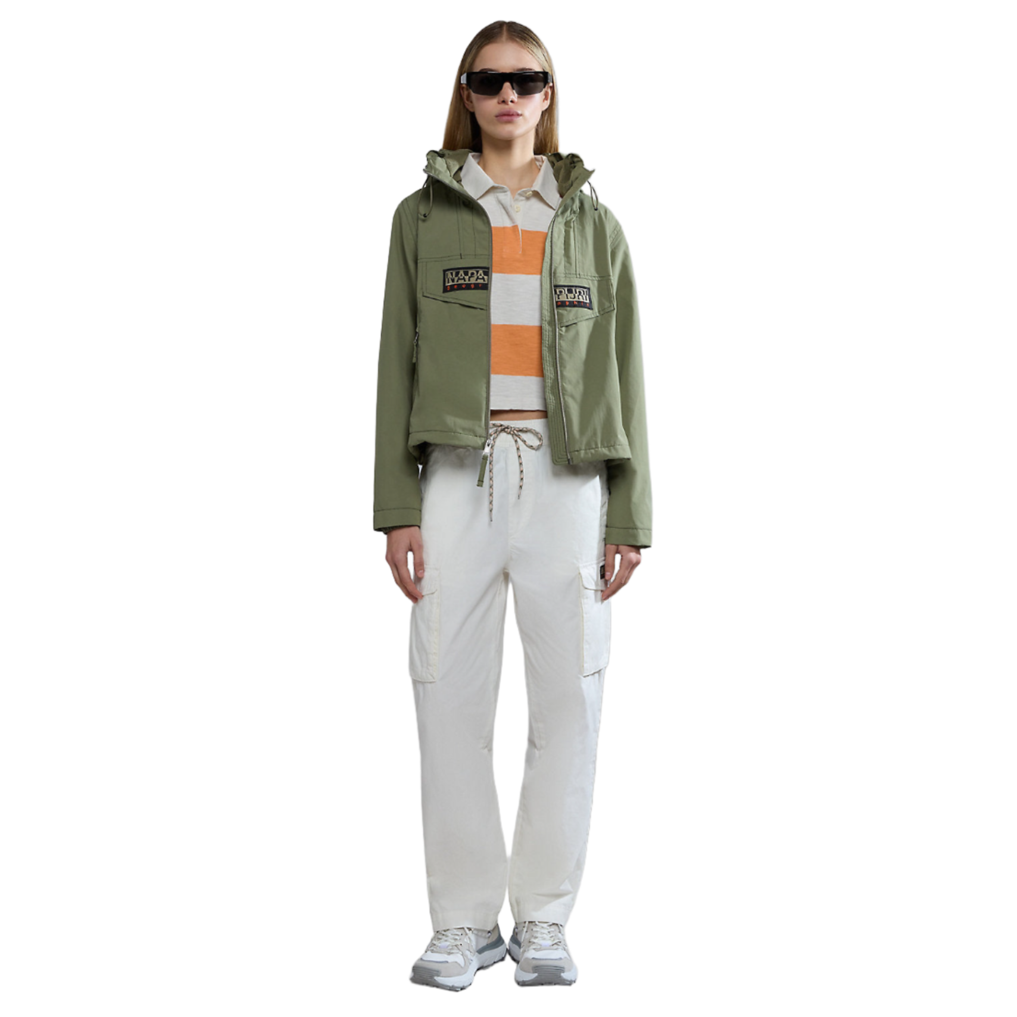 Product image 3 of 6 of Napapijri Women's Rainforest Open Summer Jacket - Green Lichen