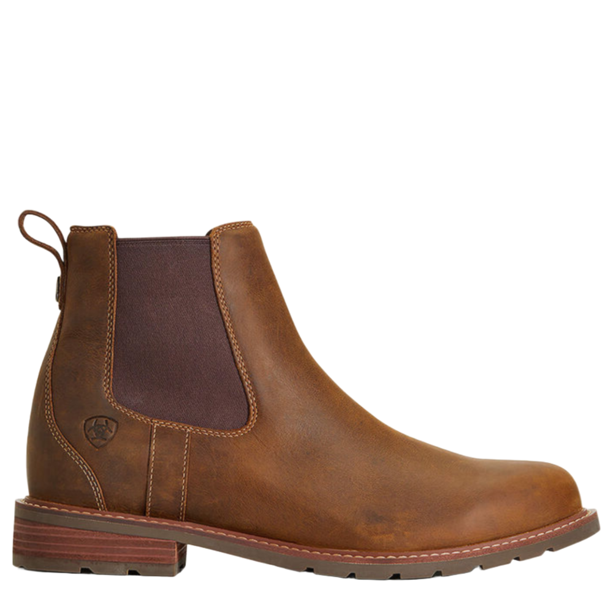 Product image 1 of 6 of Ariat Men's Wexford Waterproof Chelsea Boots - Weathered Brown