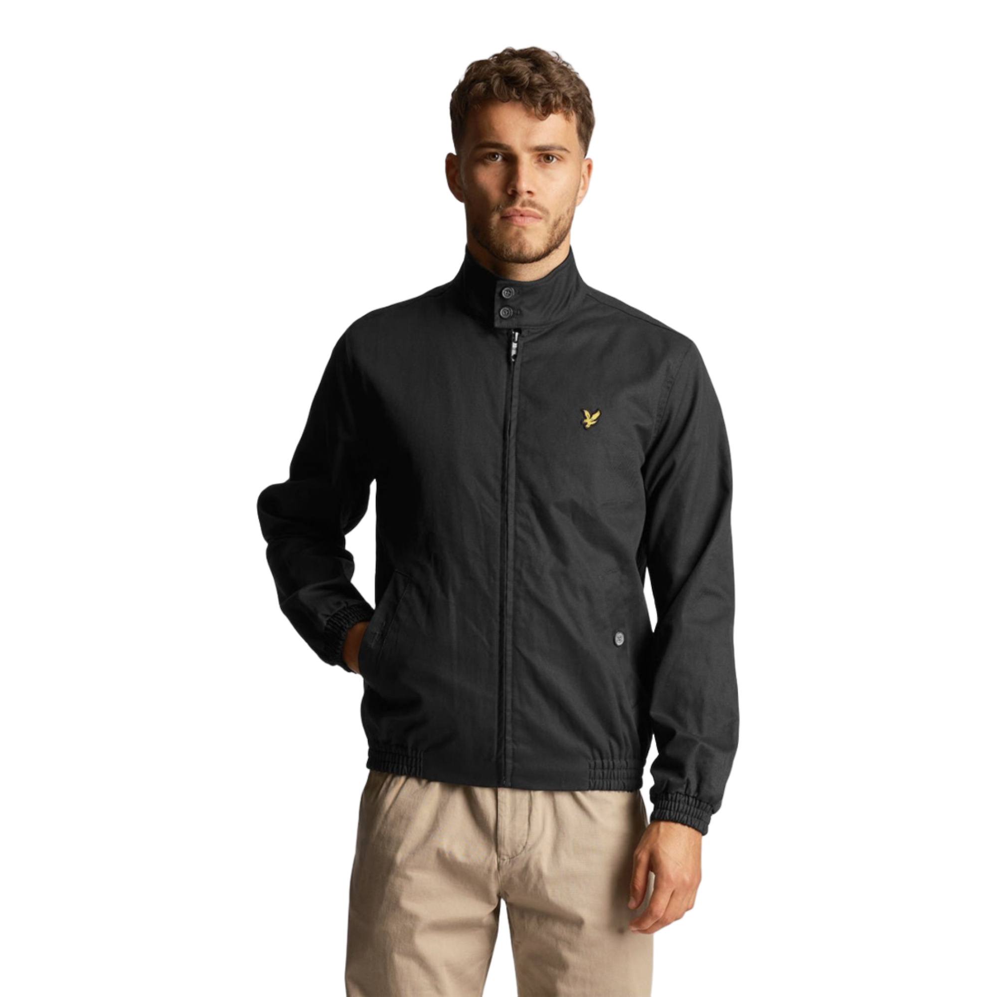 Product image 1 of 5 of Lyle & Scott Men's Harrington Jacket - Jet Black