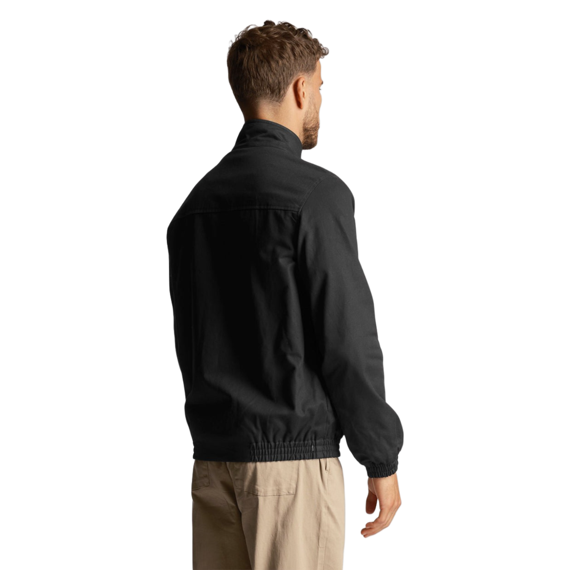 Product image 2 of 5 of Lyle & Scott Men's Harrington Jacket - Jet Black