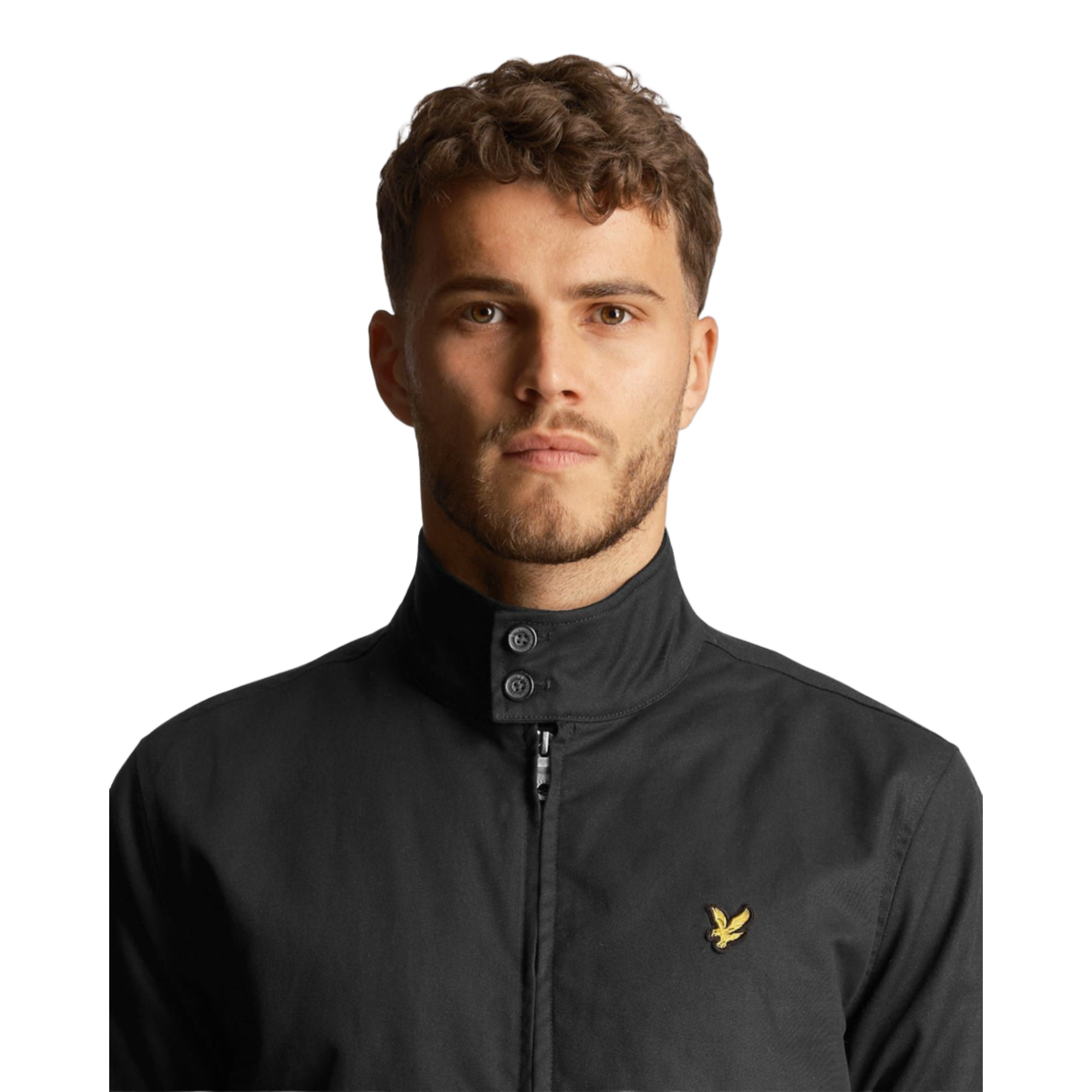 Product image 4 of 5 of Lyle & Scott Men's Harrington Jacket - Jet Black
