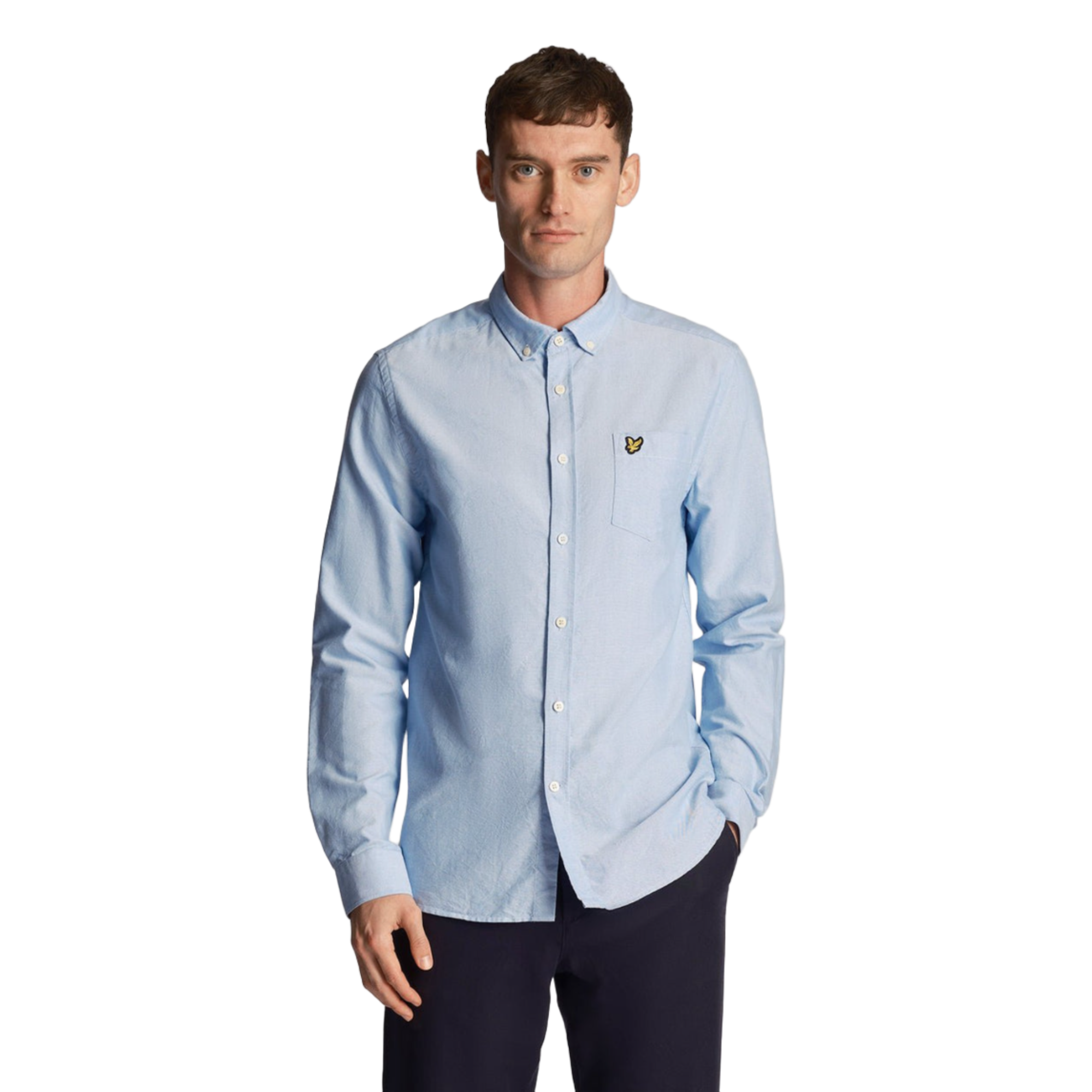 Product image 1 of 5 of Lyle & Scott Men's Lightweight Oxford Shirt - Riviera
