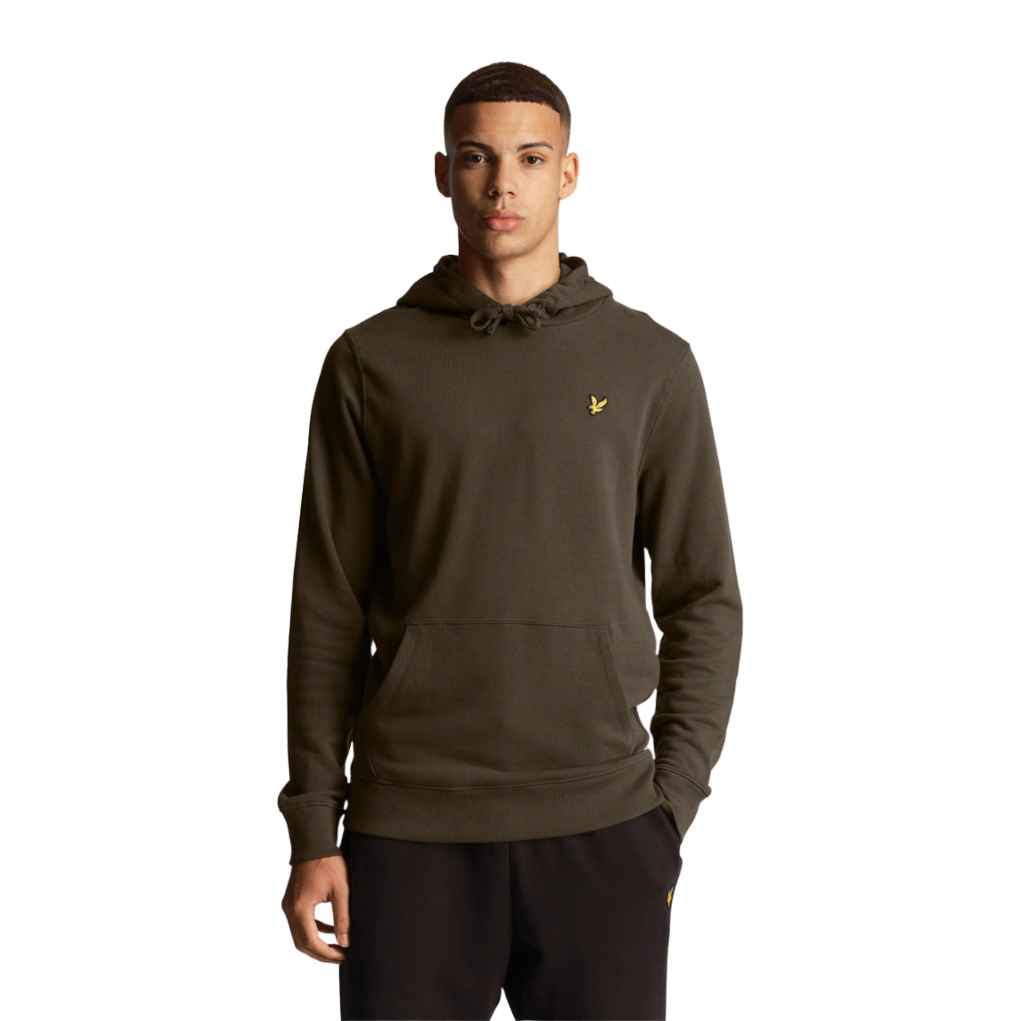 Product image 2 of 5 of Lyle & Scott Men's Pullover Hoodie - Olive