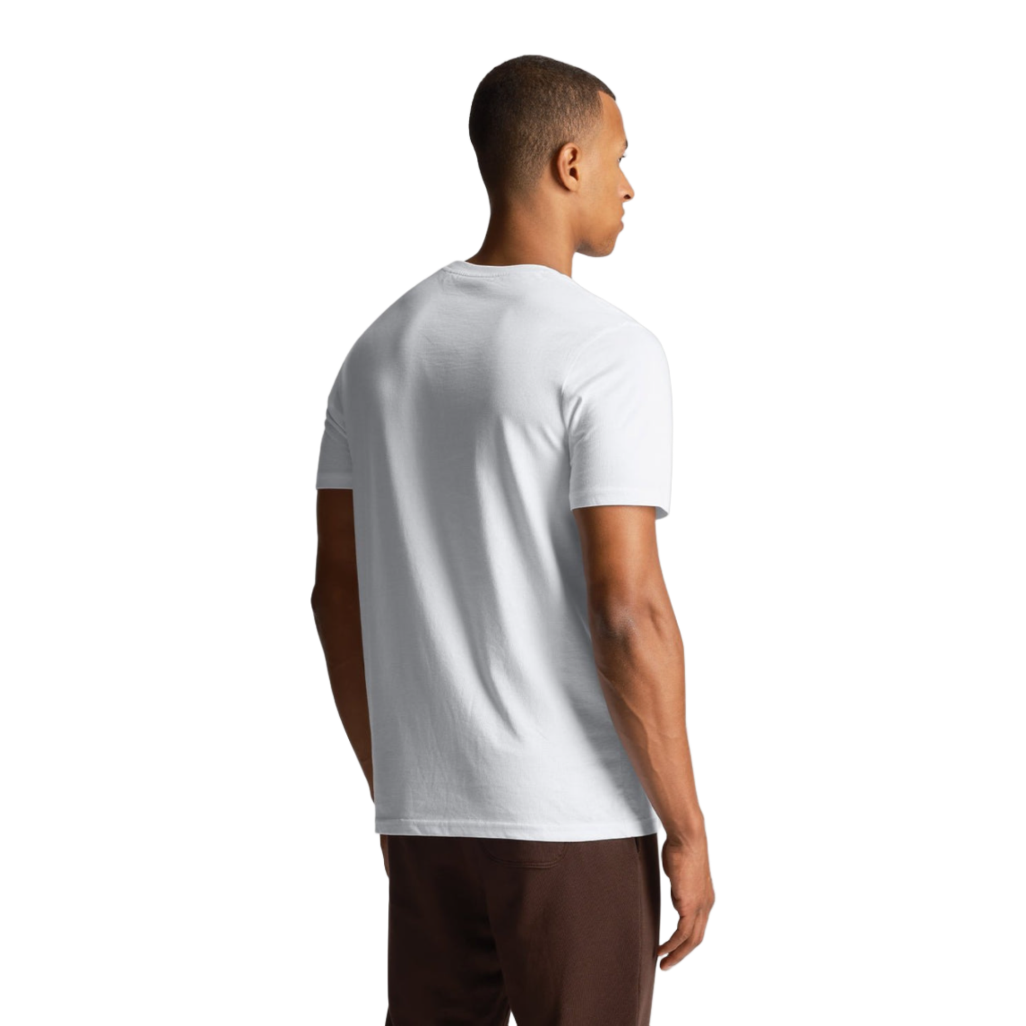 Product image 2 of 5 of Lyle & Scott Men's Essential Plain T-Shirt - White