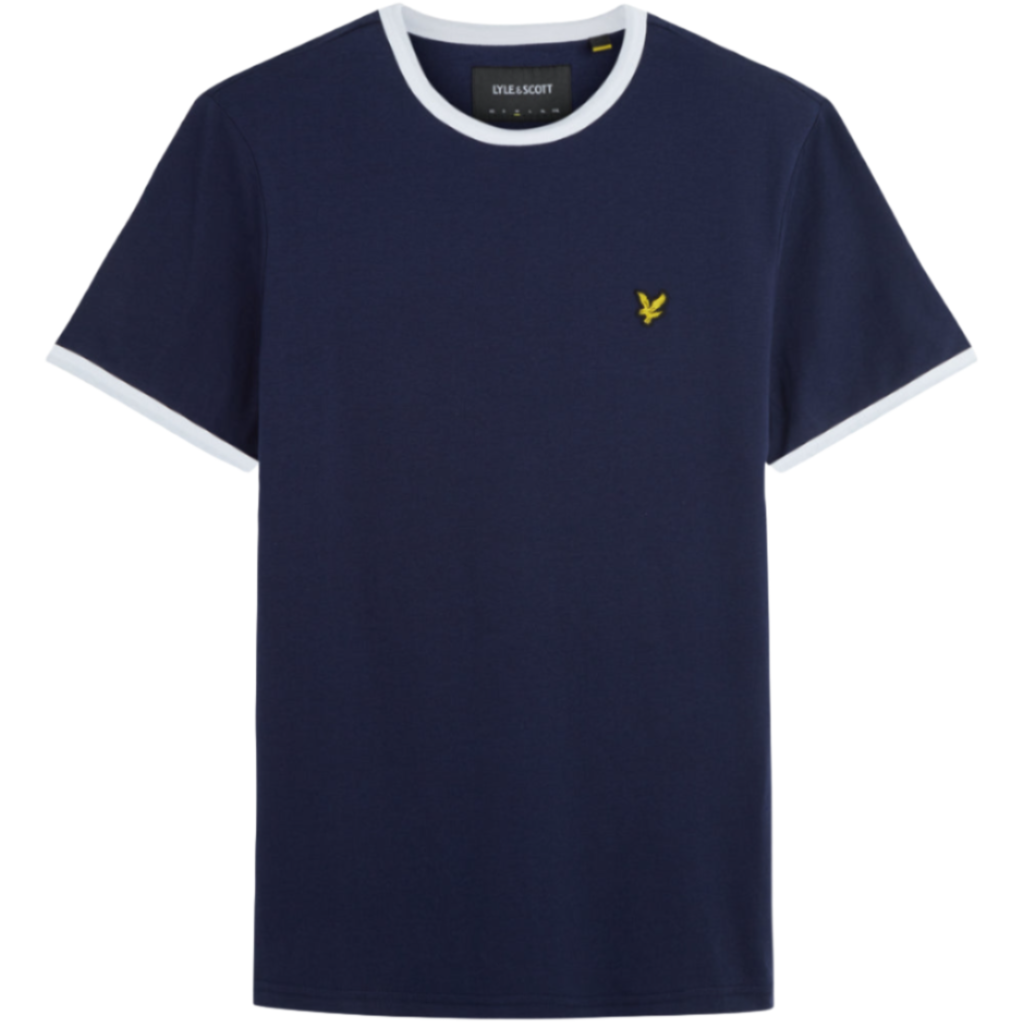 Product image 5 of 5 of Lyle & Scott Men's Ringer T-Shirt - Navy/White