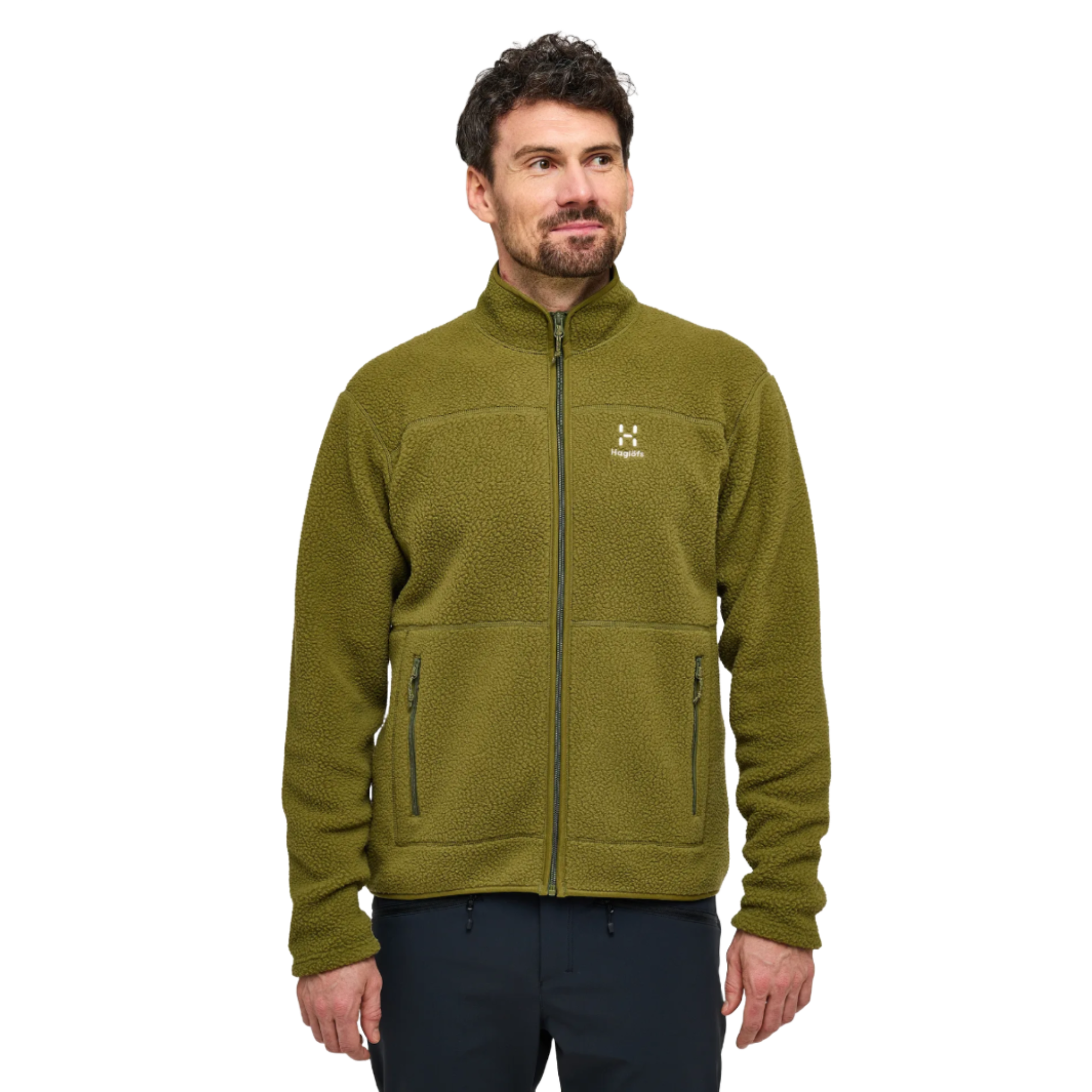 Product image 3 of 6 of Haglöfs Men's Mossa Pile Jacket - Olive Green