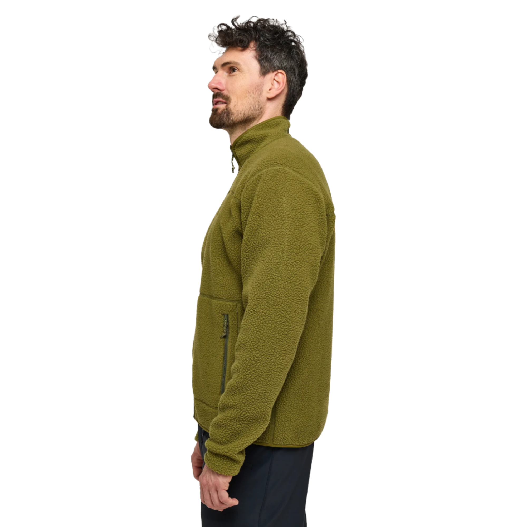 Product image 4 of 6 of Haglöfs Men's Mossa Pile Jacket - Olive Green