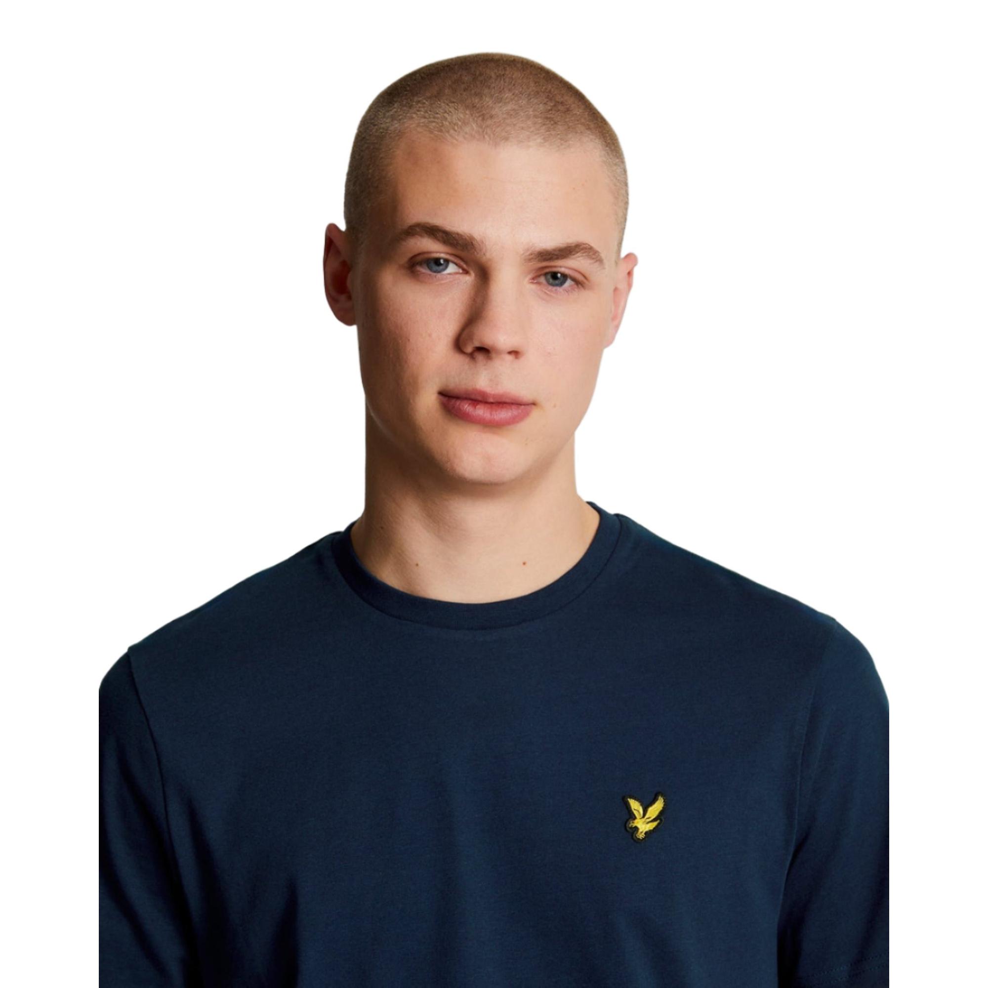 Product image 4 of 5 of Lyle & Scott Men's Essential Plain T-Shirt - Navy