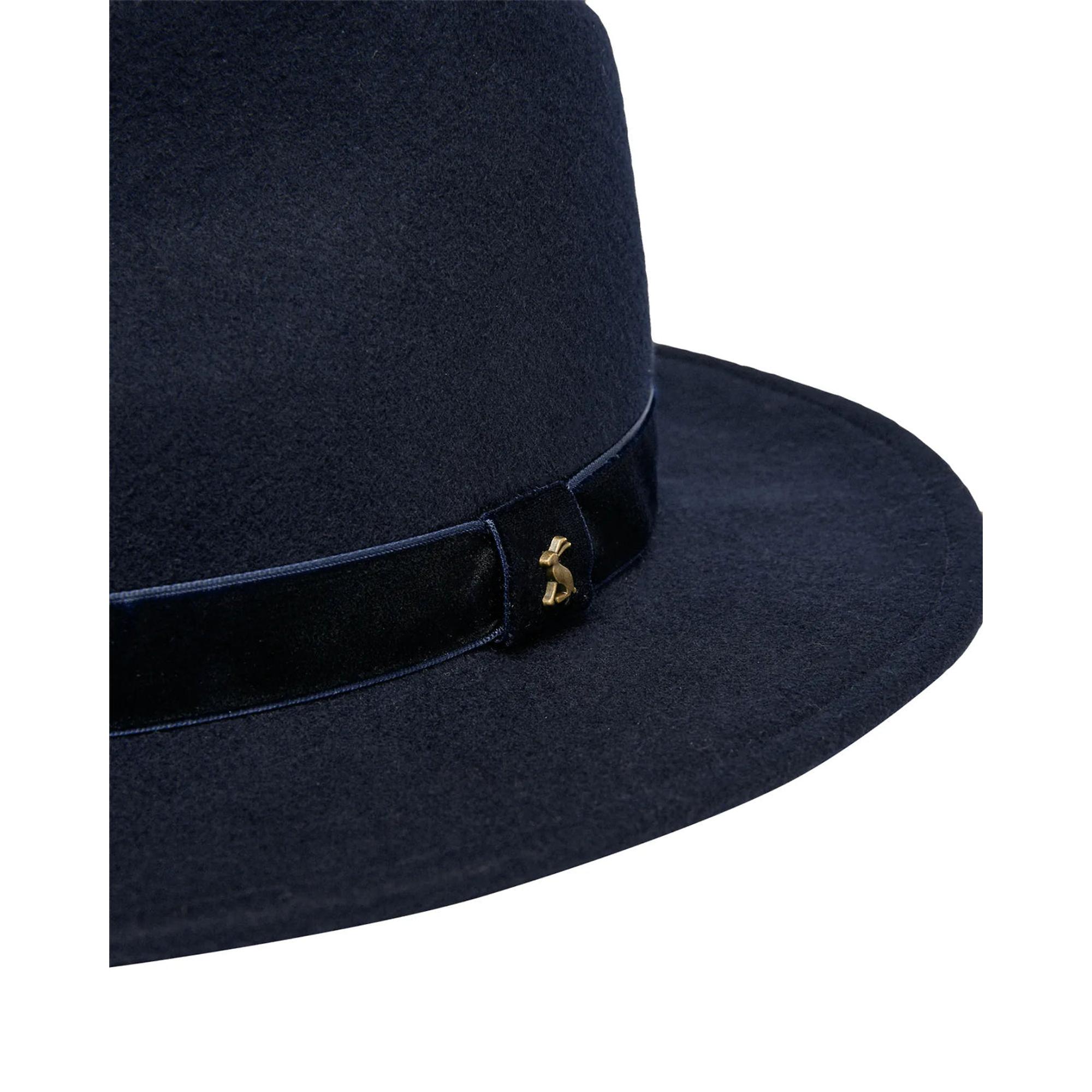 Product image 4 of 5 of Joules Women's Maude Wool Fedora Hat - Navy