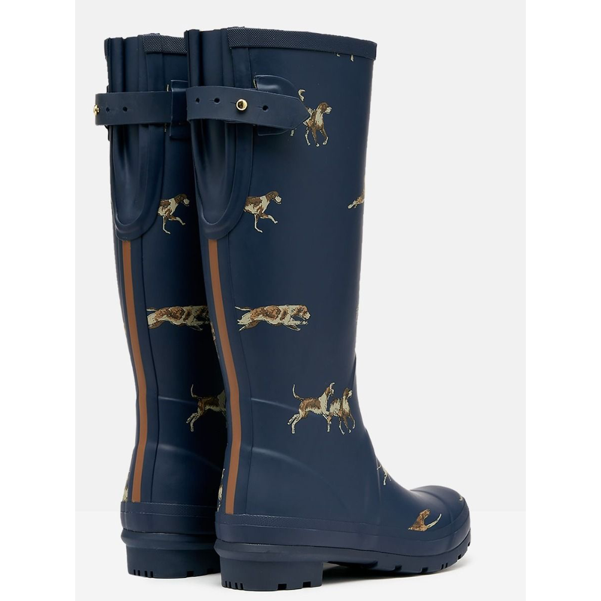 Product image 3 of 5 of Joules Women's Adjustable Tall Printed Wellies - Navy Dog