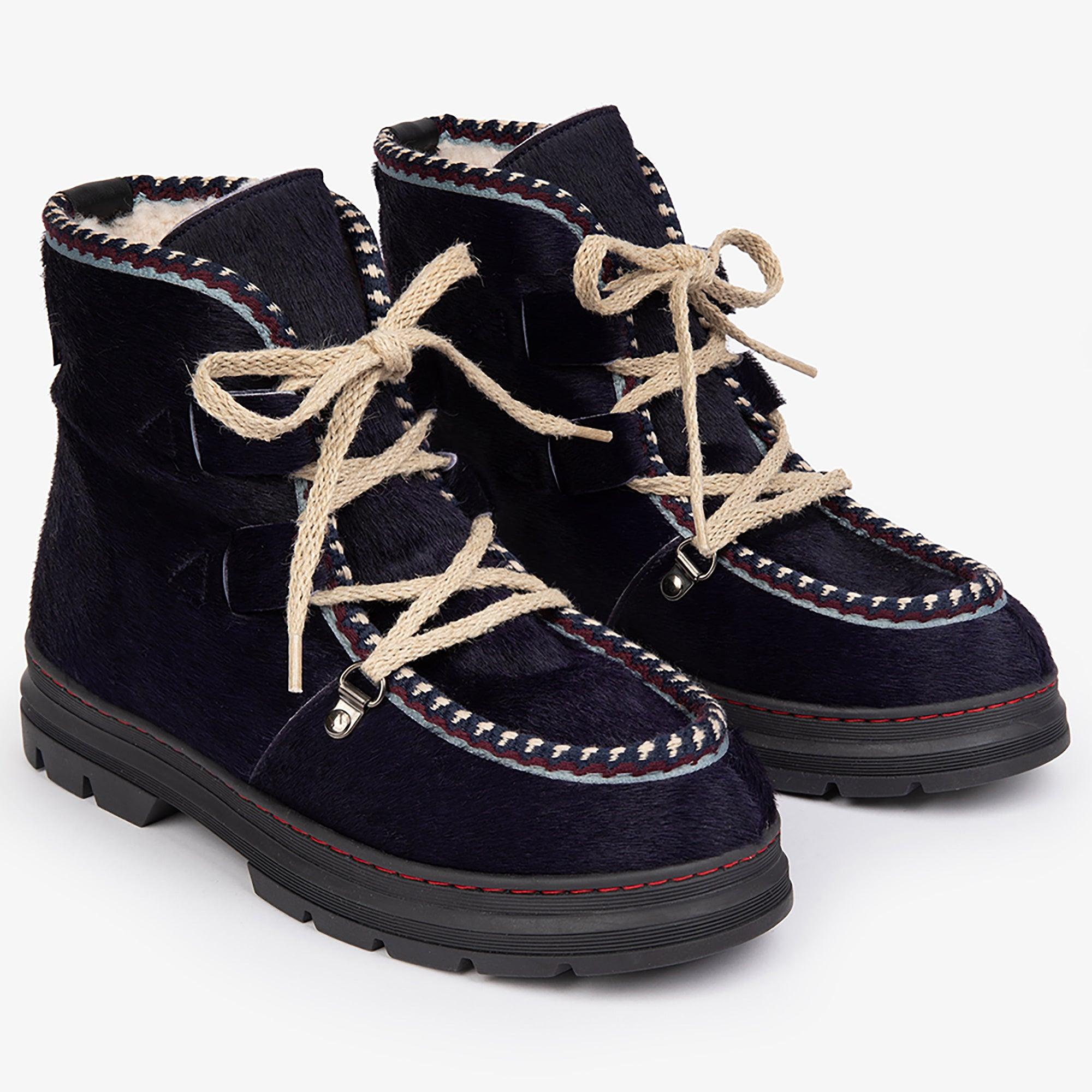 Product image 3 of 6 of Penelope Chilvers Women's Incredible Pony Shearling-Lined Boots - Ink