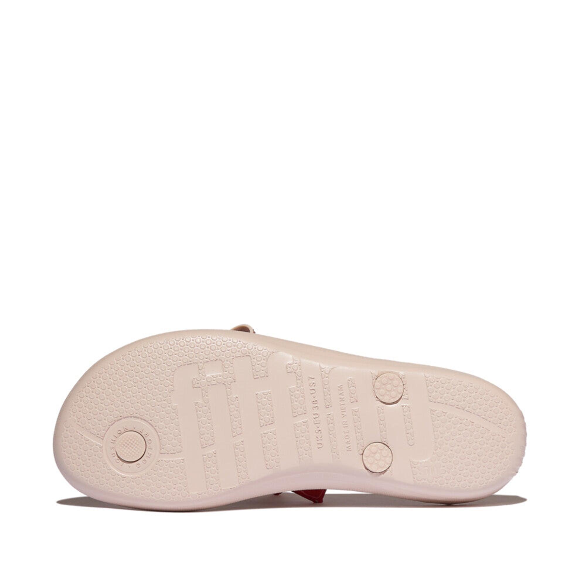 Product image 7 of 11 of FitFlop Women's iQUSHION Glitz-Bow Flip Flops - Nude Rose