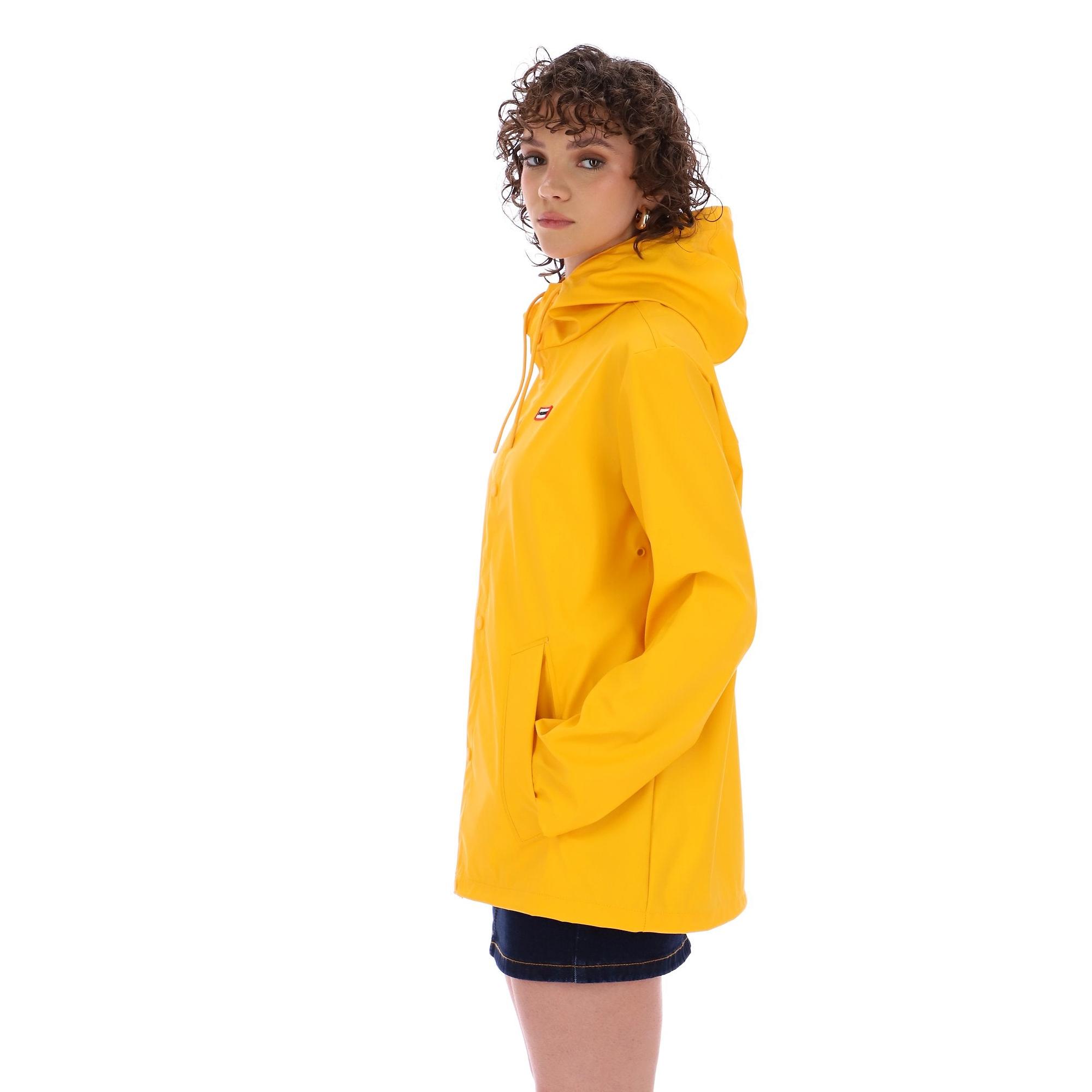 Product image 8 of 12 of Hunter Unisex Downpour Izzy Pu Hooded Jacket - Gold Fusion