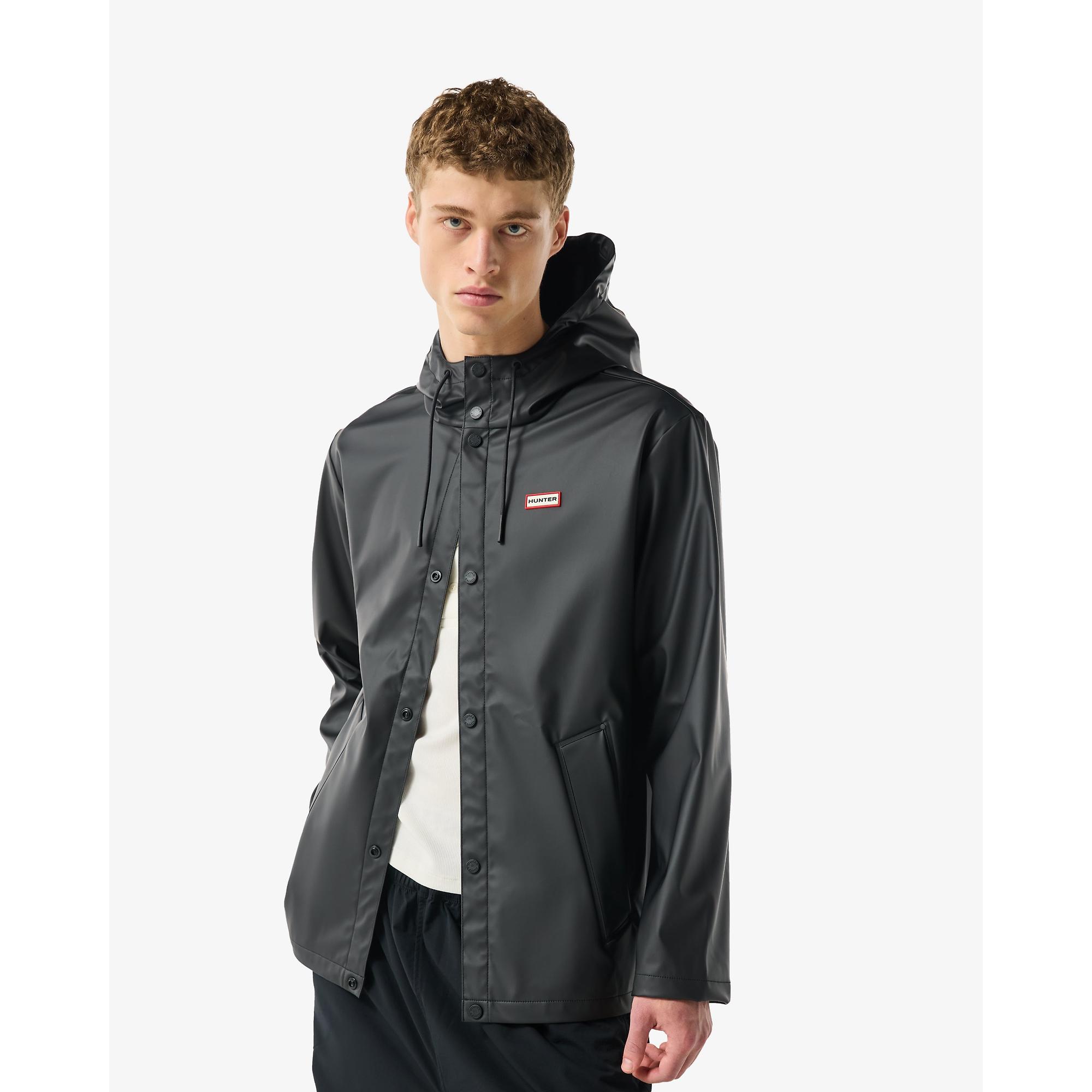 Product image 3 of 16 of Hunter Unisex Downpour Izzy Pu Hooded Jacket - Black