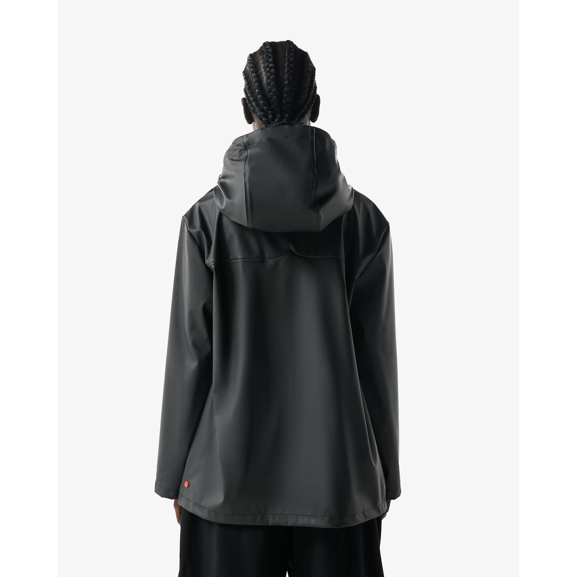 Product image 6 of 16 of Hunter Unisex Downpour Izzy Pu Hooded Jacket - Black