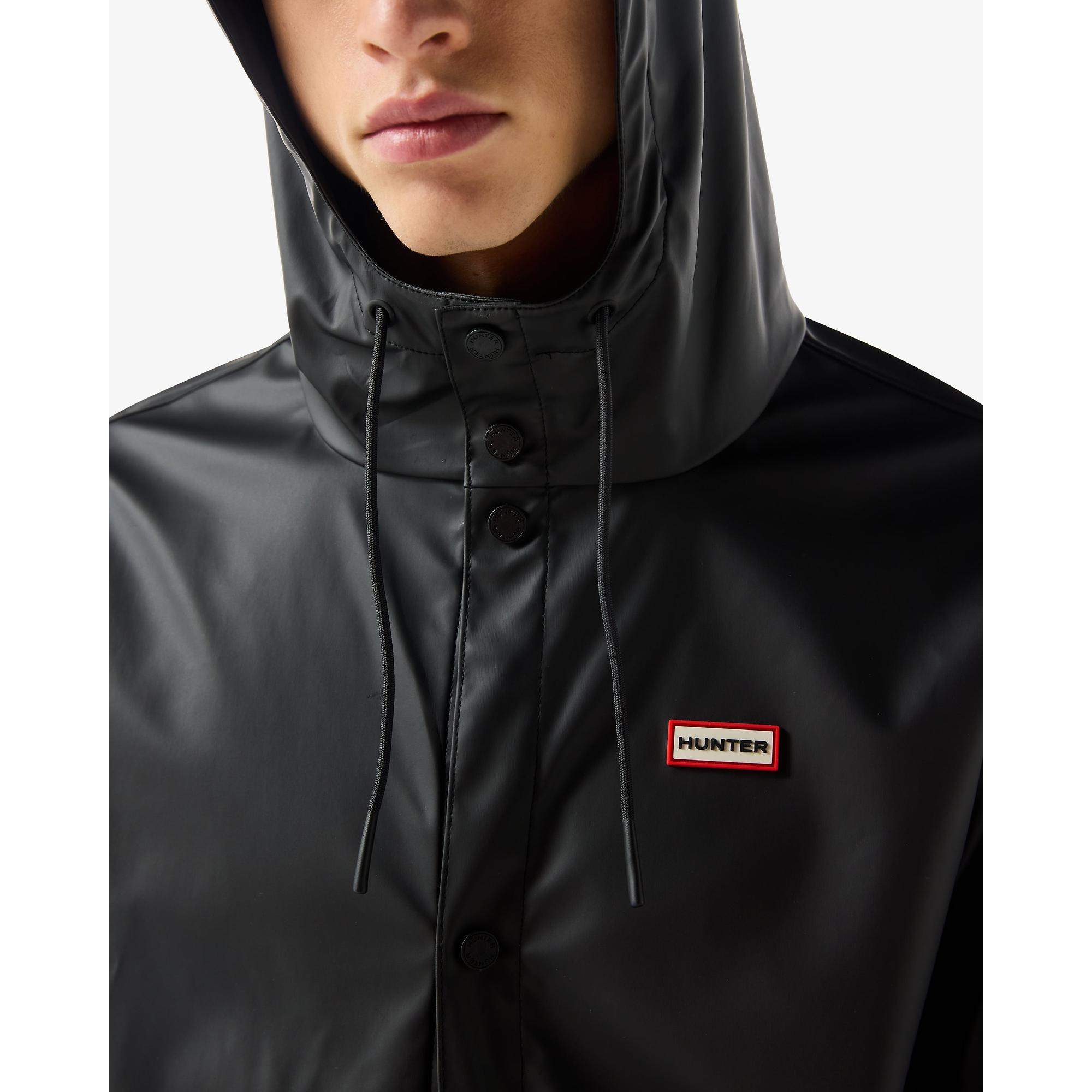 Product image 8 of 16 of Hunter Unisex Downpour Izzy Pu Hooded Jacket - Black