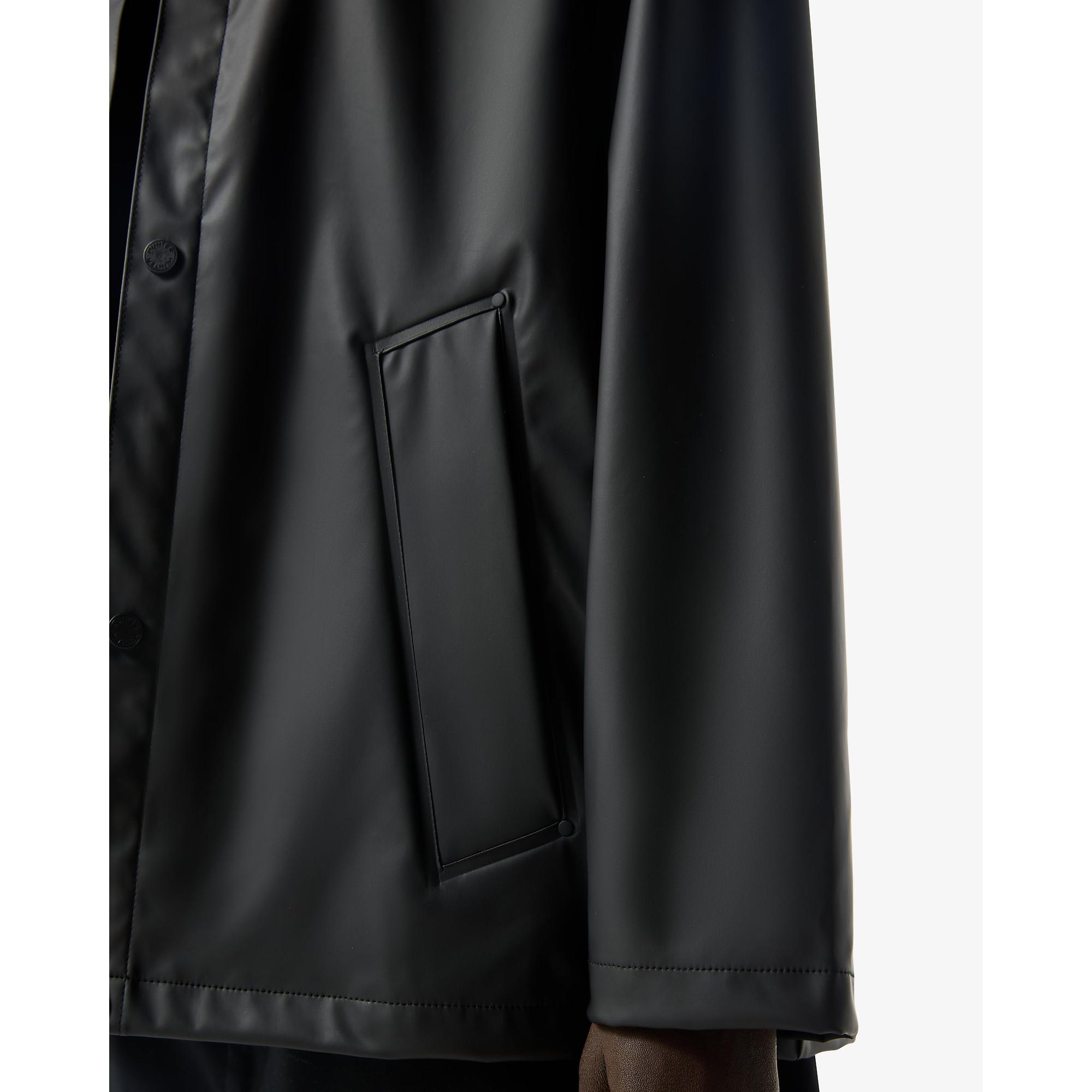 Product image 9 of 16 of Hunter Unisex Downpour Izzy Pu Hooded Jacket - Black