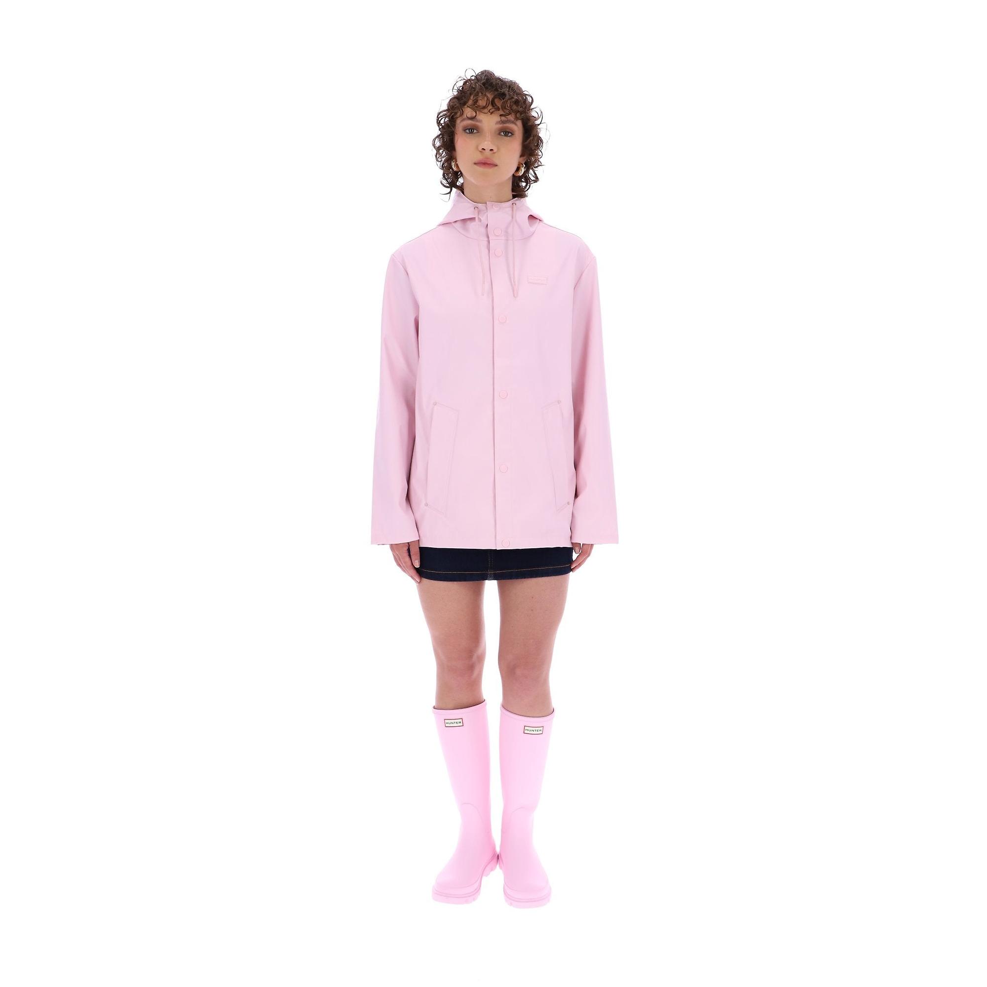Product image 10 of 14 of Hunter Unisex Downpour Izzy Pu Hooded Jacket - Parfait Pink