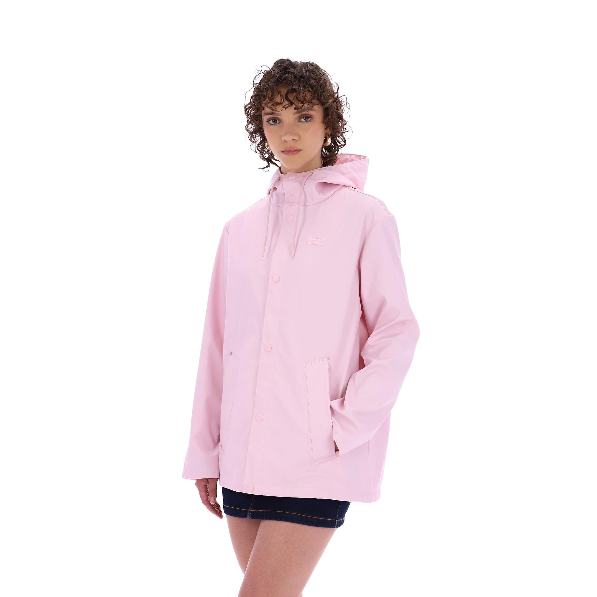 Product image 13 of 14 of Hunter Unisex Downpour Izzy Pu Hooded Jacket - Parfait Pink