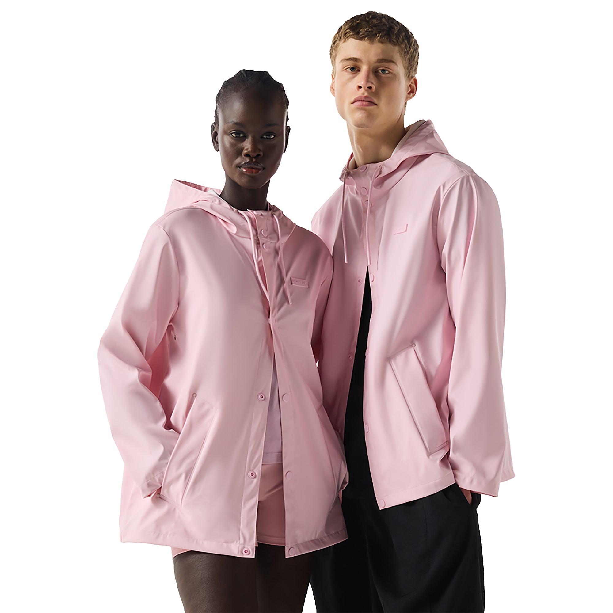 Product image 1 of 14 of Hunter Unisex Downpour Izzy Pu Hooded Jacket - Parfait Pink