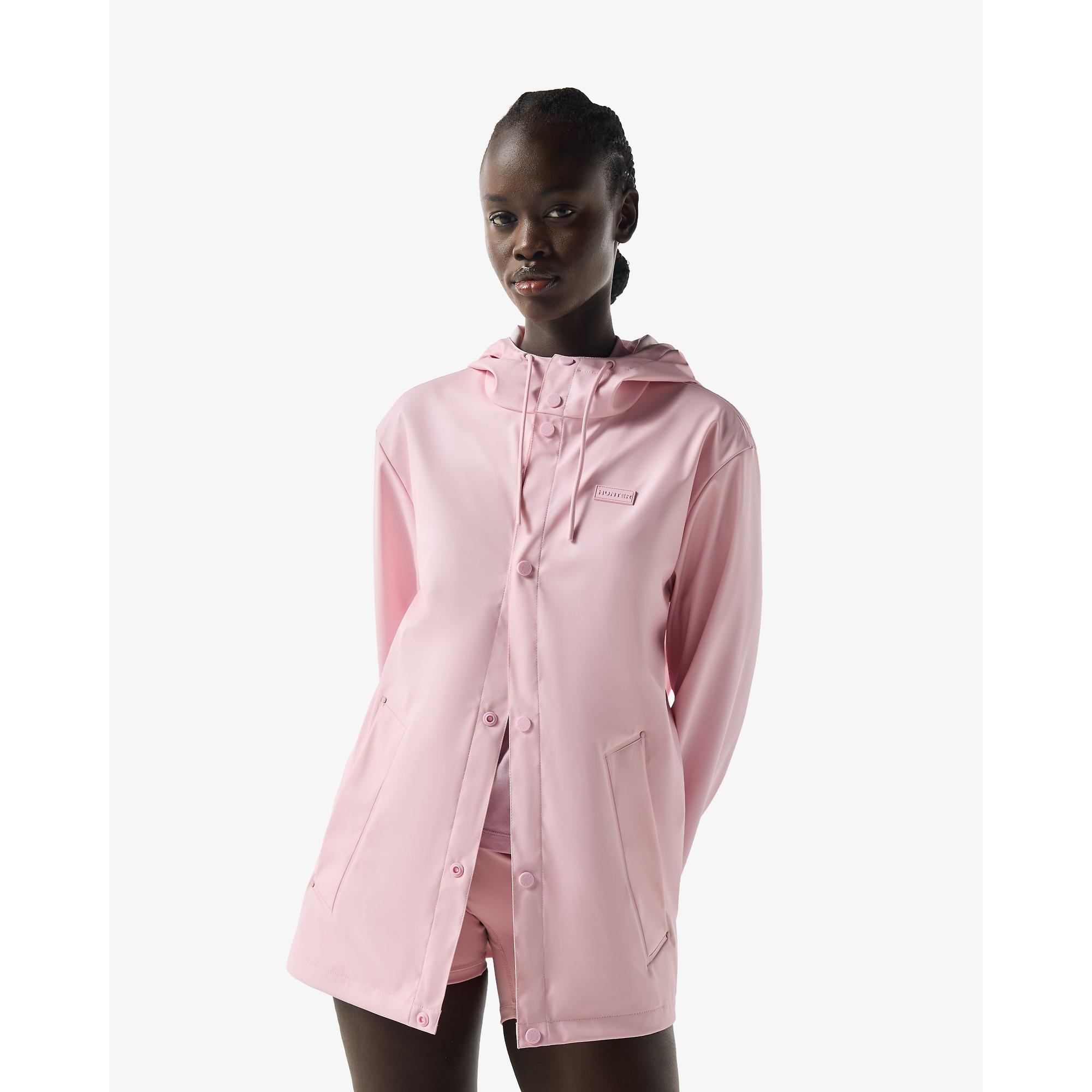 Product image 4 of 14 of Hunter Unisex Downpour Izzy Pu Hooded Jacket - Parfait Pink