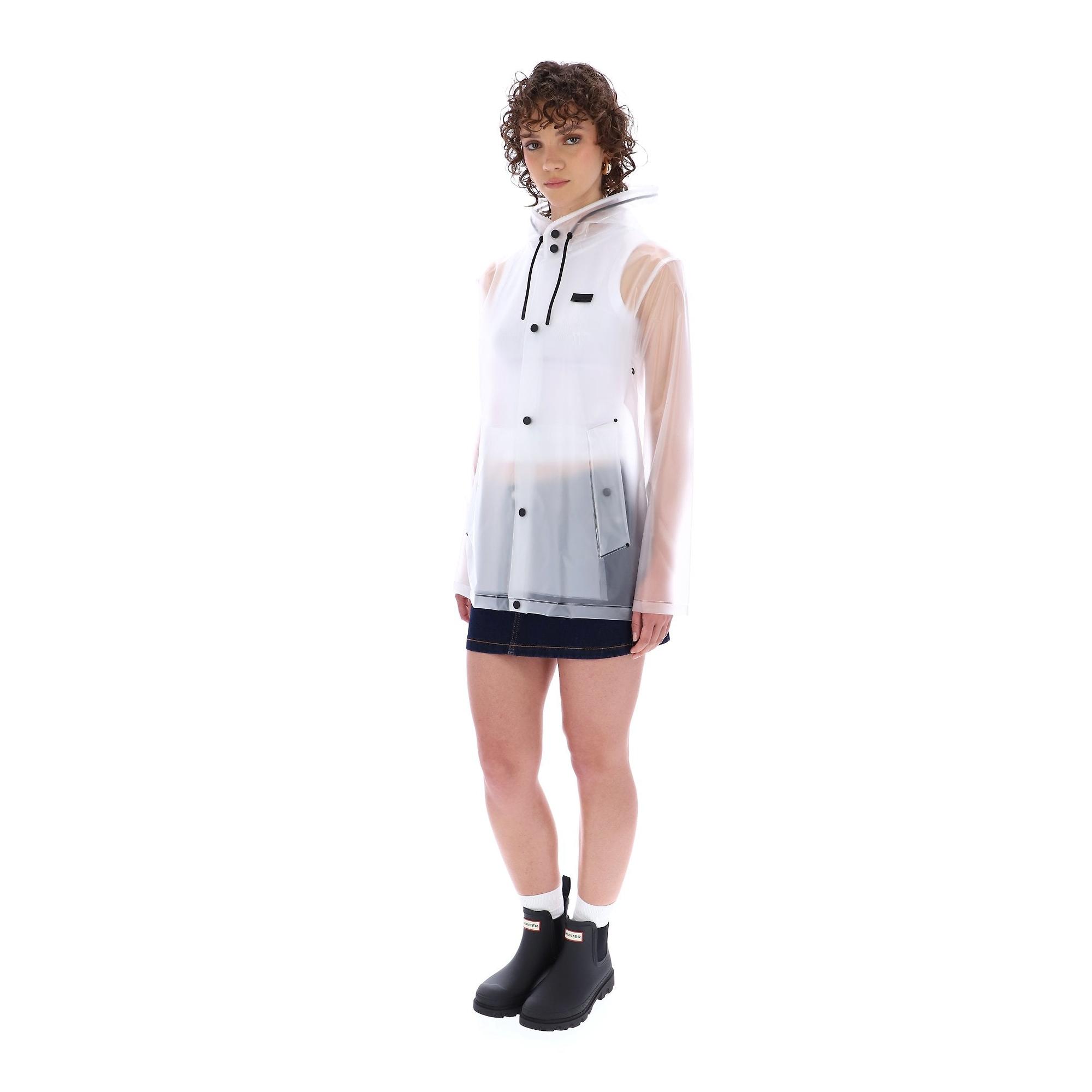 Product image 10 of 15 of Hunter Unisex Downpour Izzy Pu Hooded Jacket - Clear Matte