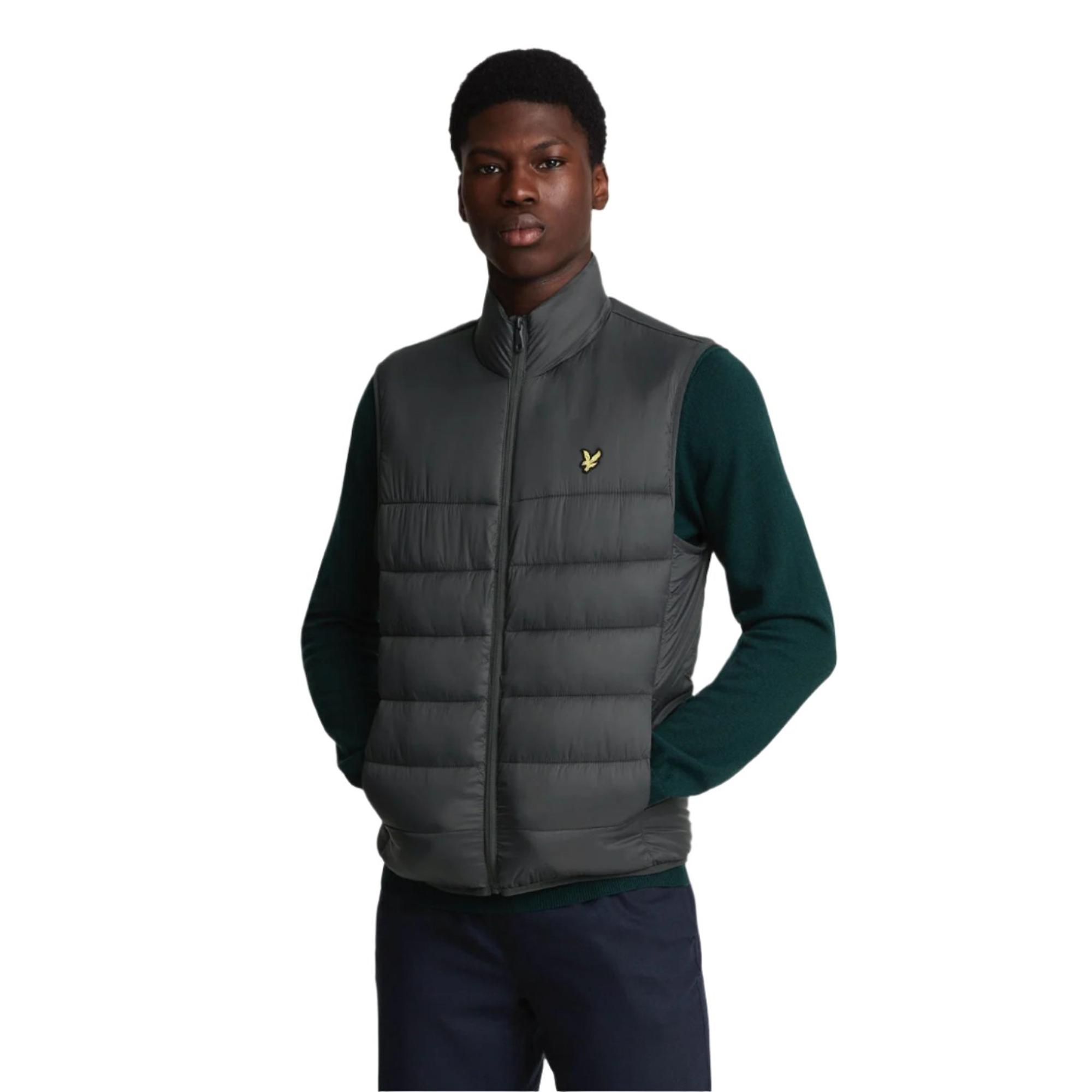 Product image 1 of 5 of Lyle & Scott Men's Wadded Gilet - Gunmetal