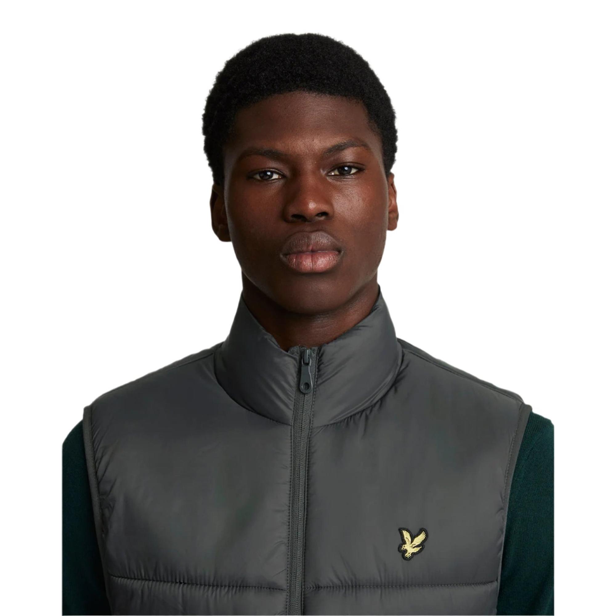 Product image 4 of 5 of Lyle & Scott Men's Wadded Gilet - Gunmetal
