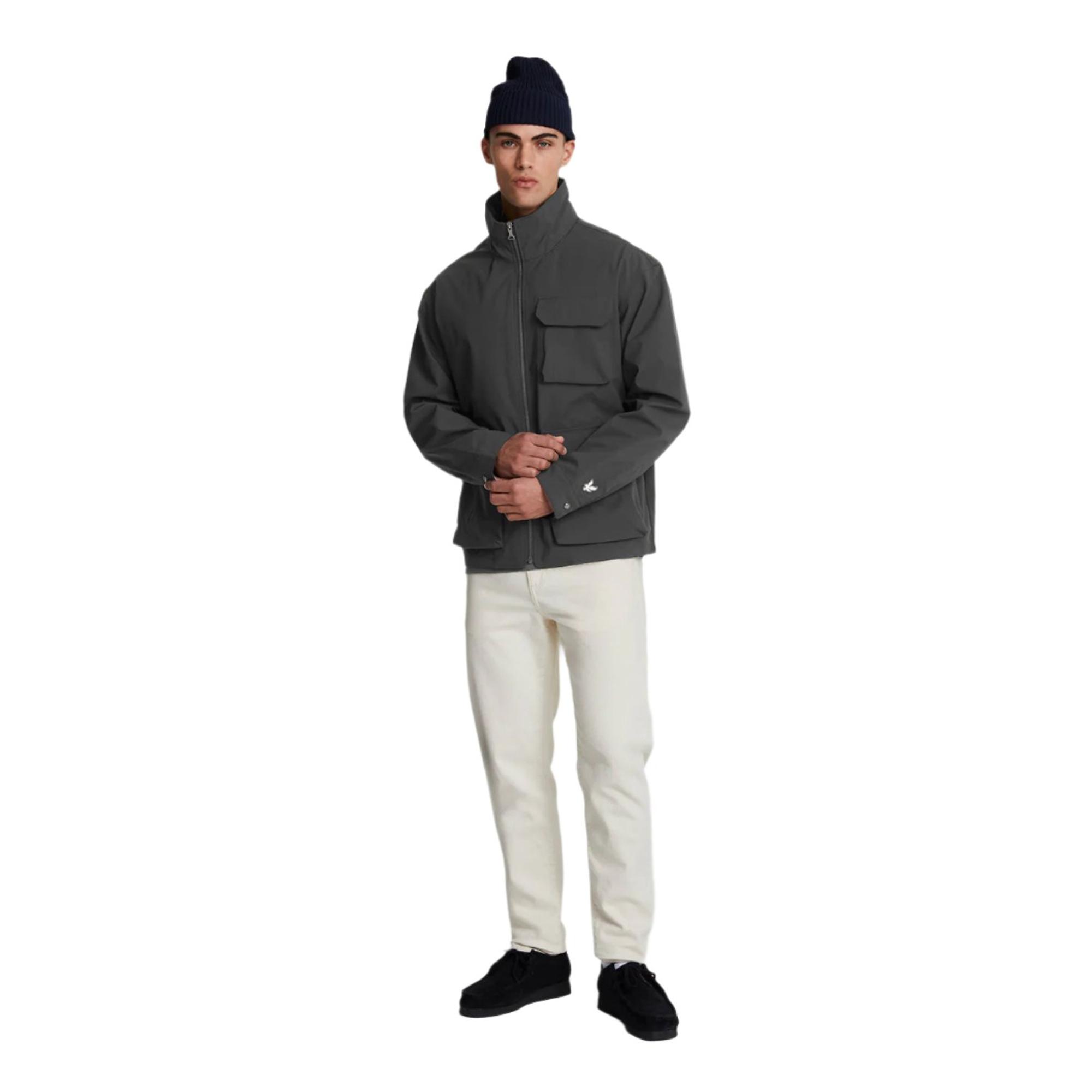 Product image 3 of 5 of Lyle & Scott Men's Premium 3 Pocket Softshell Jacket - Lacquer