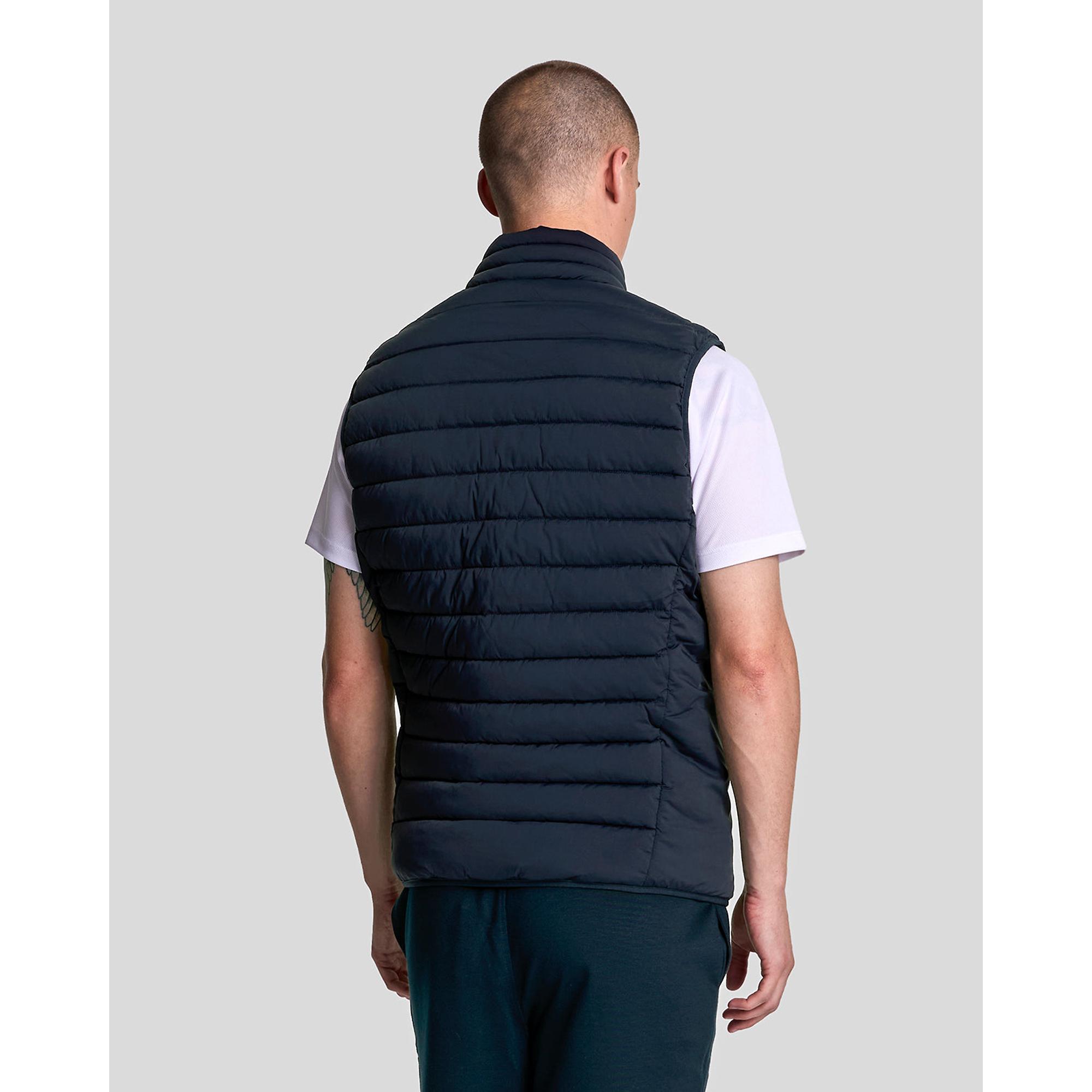 Product image 3 of 5 of Lyle & Scott Men's Stretch Lightweight Quilted Gilet - Dark Navy