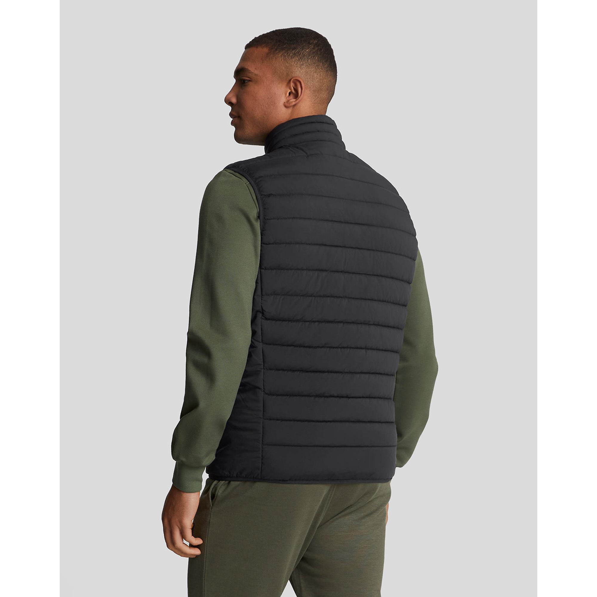 Product image 3 of 5 of Lyle & Scott Men's Stretch Lightweight Quilted Gilet - Jet Black