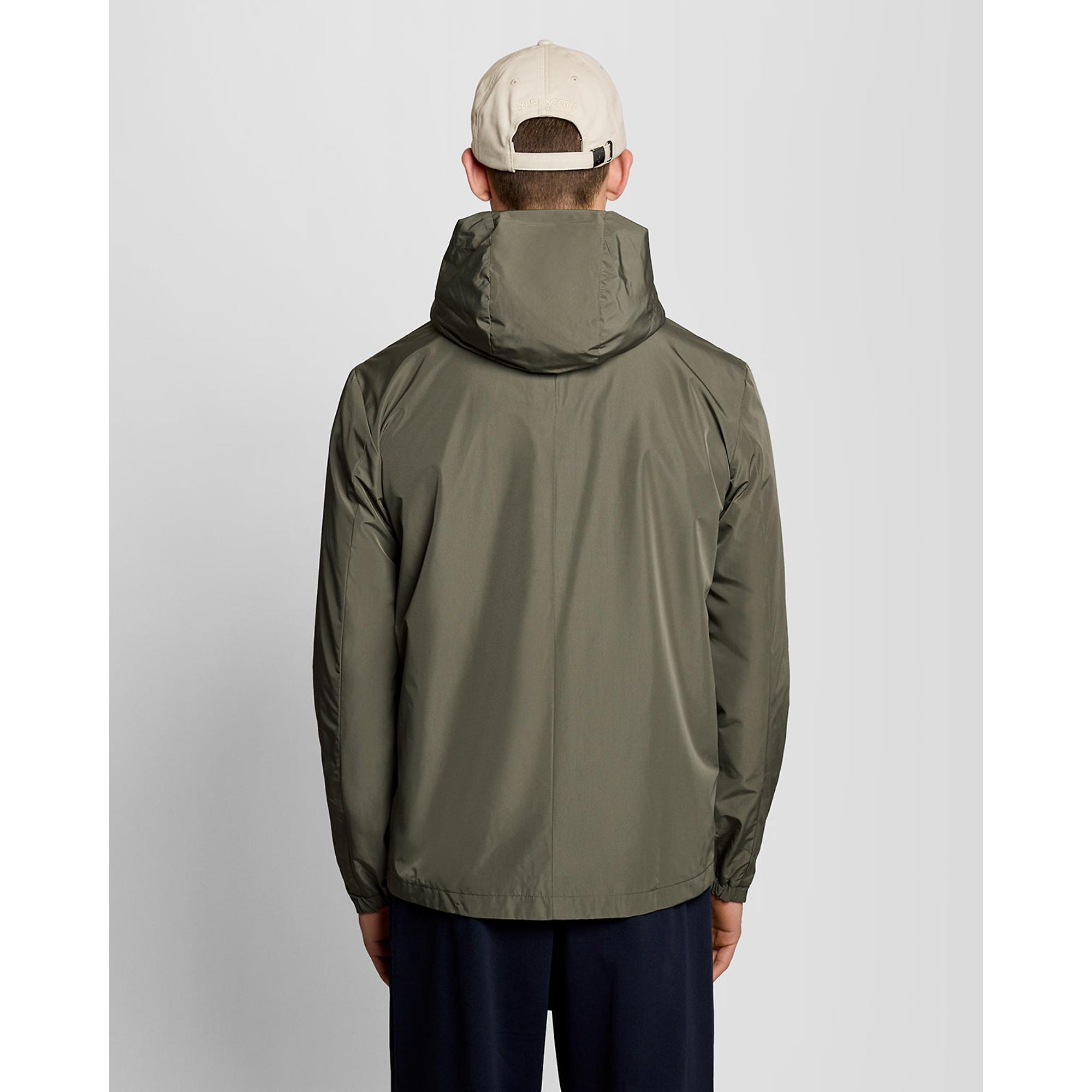 Product image 5 of 6 of Lyle & Scott Men's Lightweight Hooded Zip Through Jacket - Khaki Ash