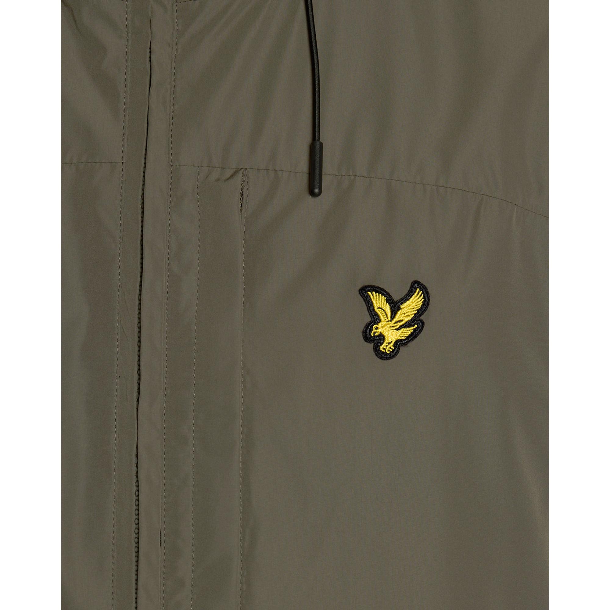 Product image 6 of 6 of Lyle & Scott Men's Lightweight Hooded Zip Through Jacket - Khaki Ash