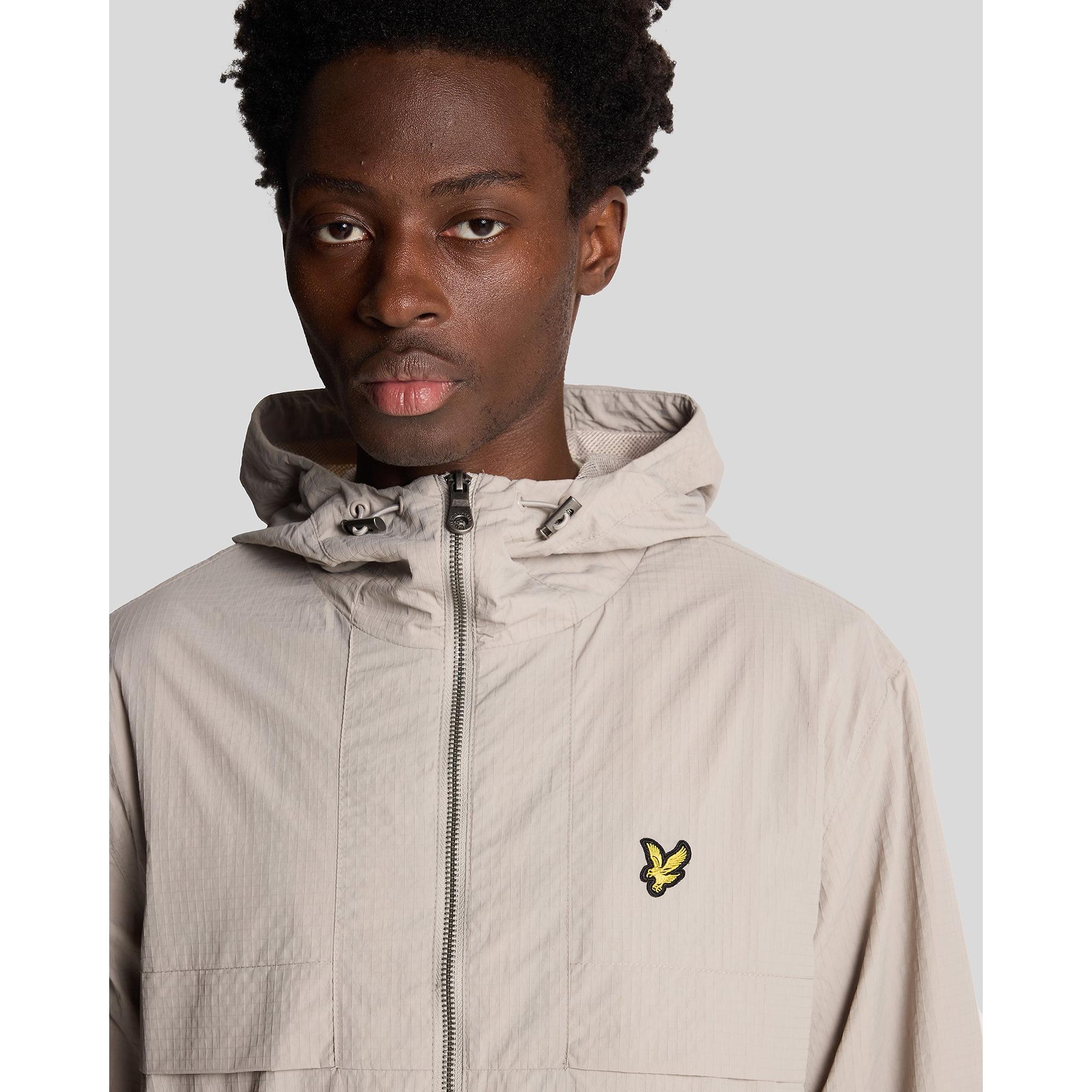 Product image 5 of 6 of Lyle & Scott Men's Lightweight Ripstop Jacket - Pale Grey