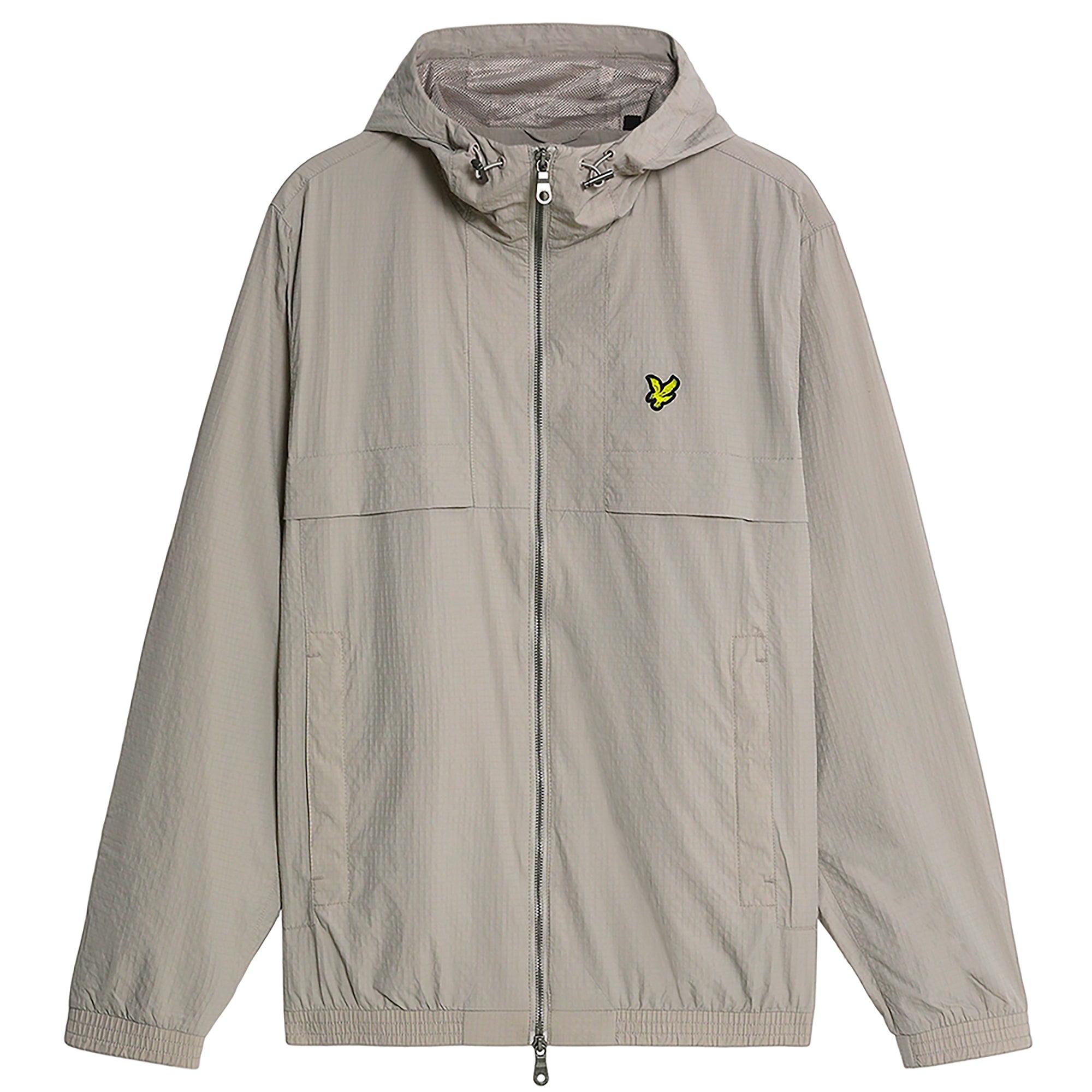 Product image 1 of 6 of Lyle & Scott Men's Lightweight Ripstop Jacket - Pale Grey