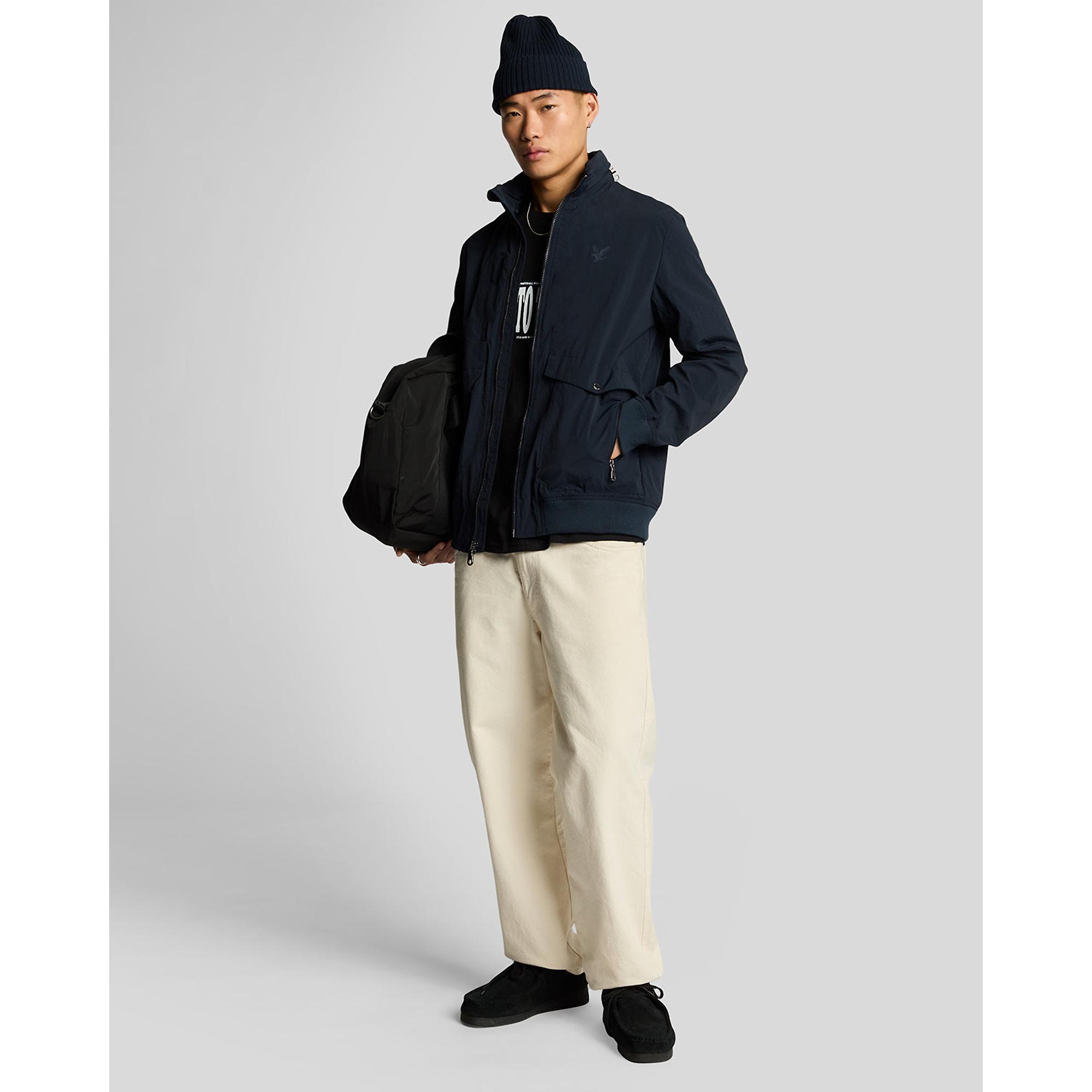 Product image 3 of 6 of Lyle & Scott Men's Crinkle Nylon Pocket Jacket - Dark Navy