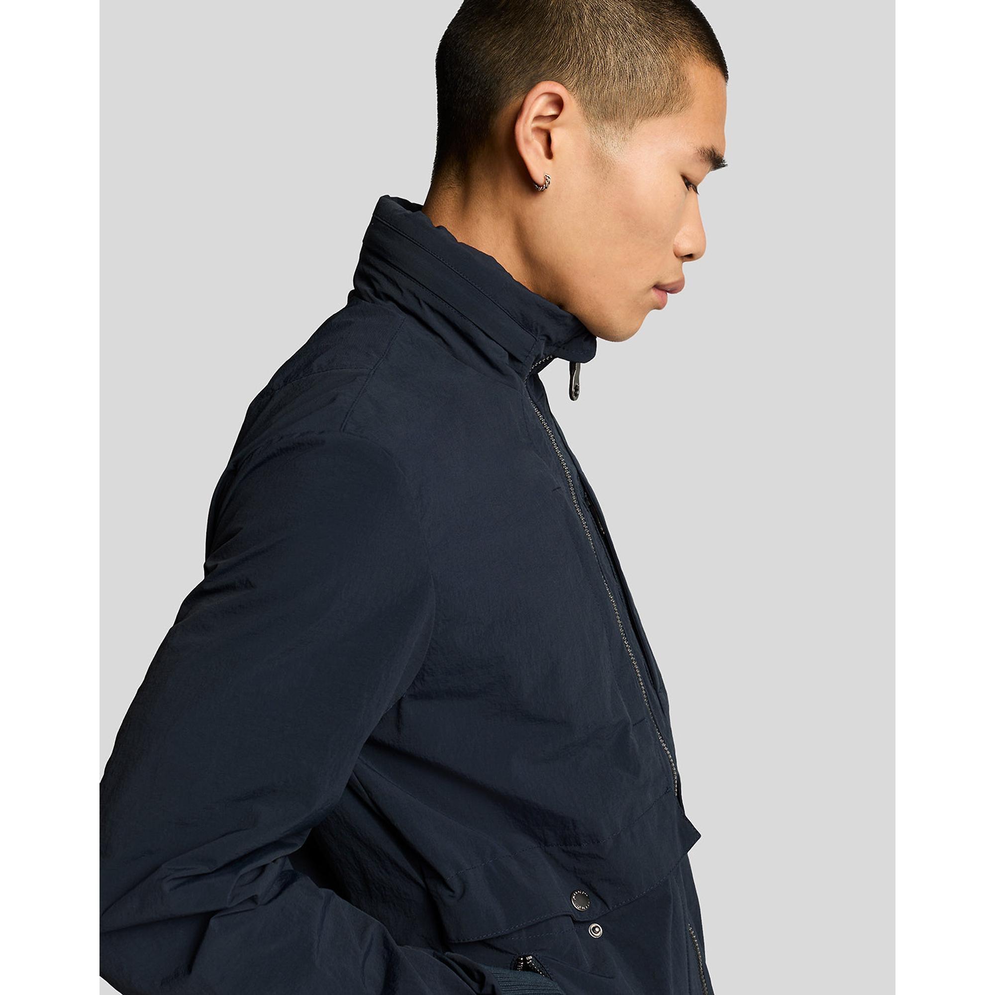 Product image 5 of 6 of Lyle & Scott Men's Crinkle Nylon Pocket Jacket - Dark Navy