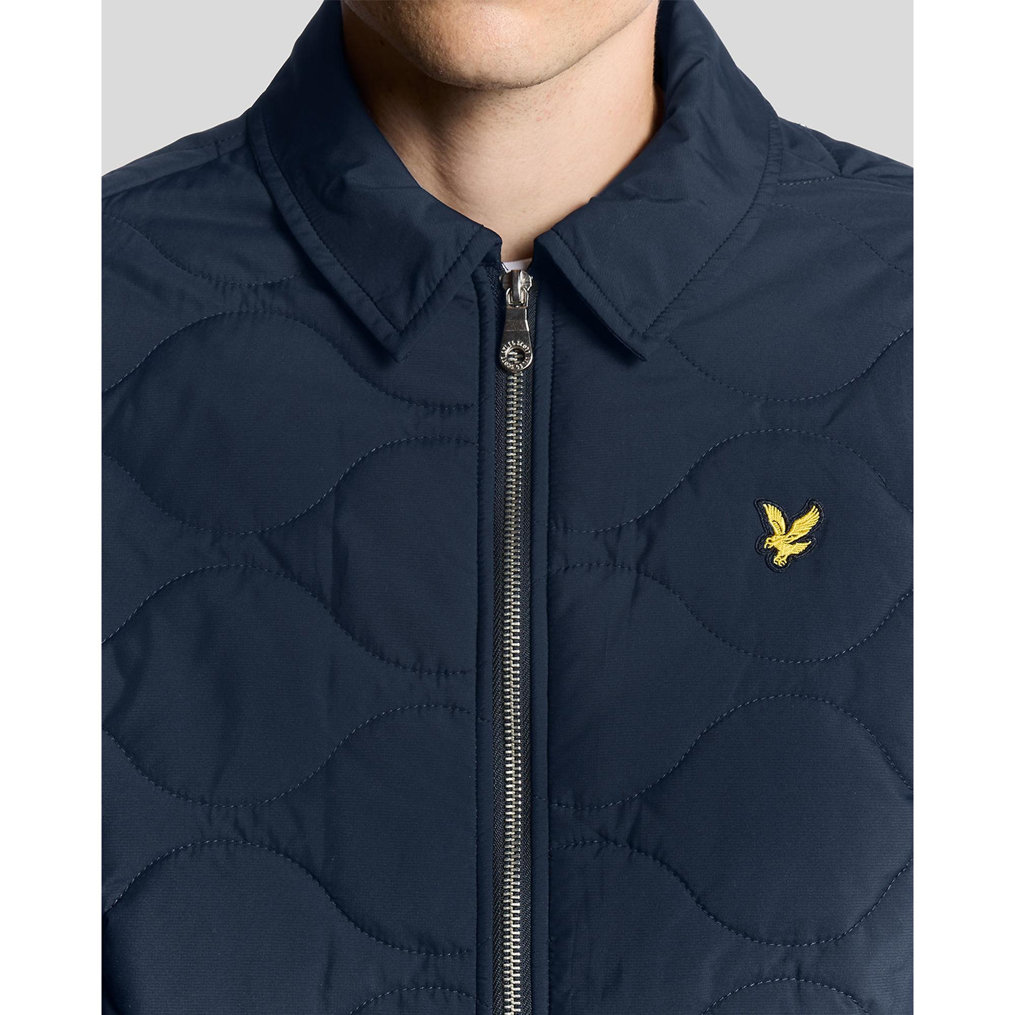 Product image 4 of 6 of Lyle & Scott Men's Water Resistant Ripstop Quilted Jacket - Dark Navy