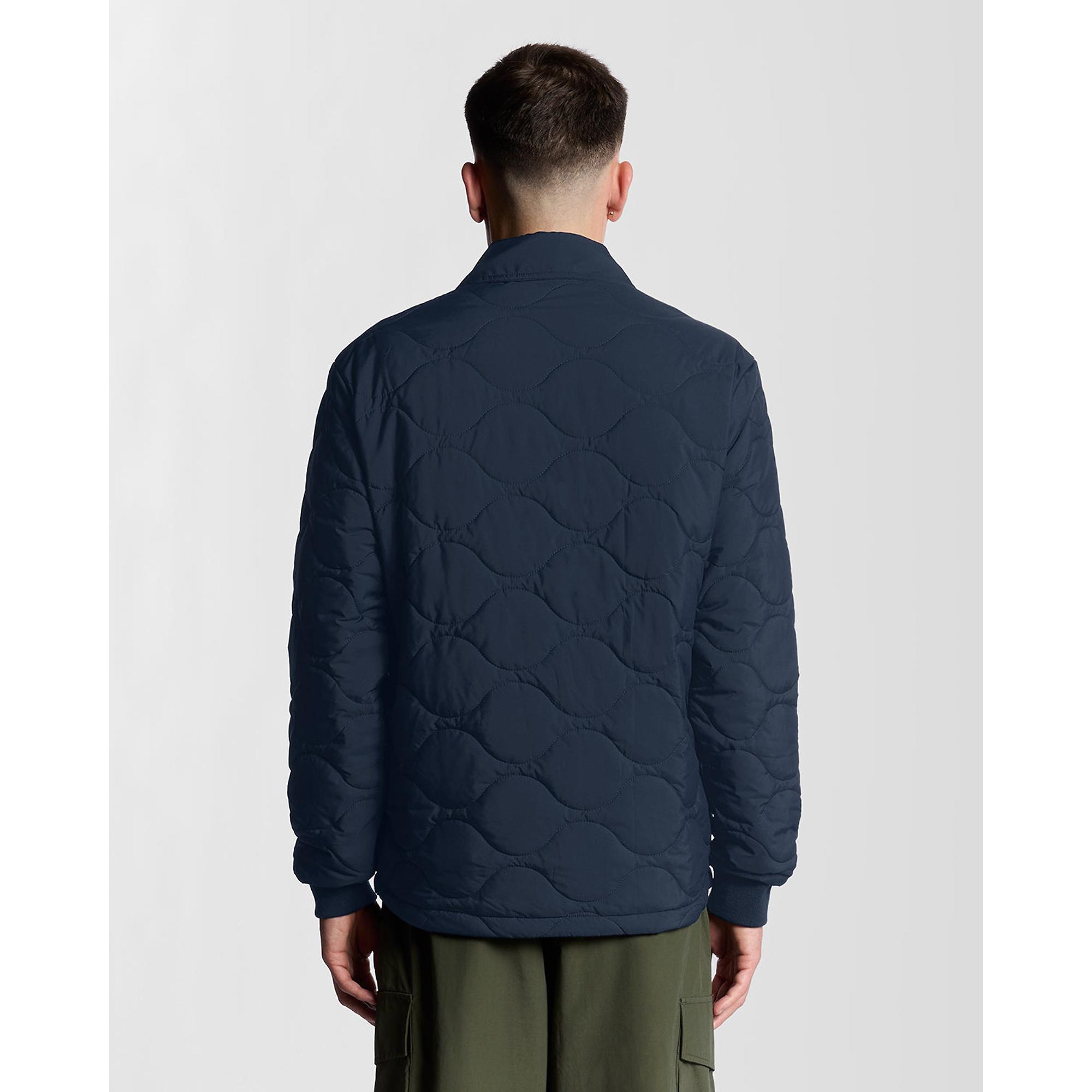 Product image 5 of 6 of Lyle & Scott Men's Water Resistant Ripstop Quilted Jacket - Dark Navy