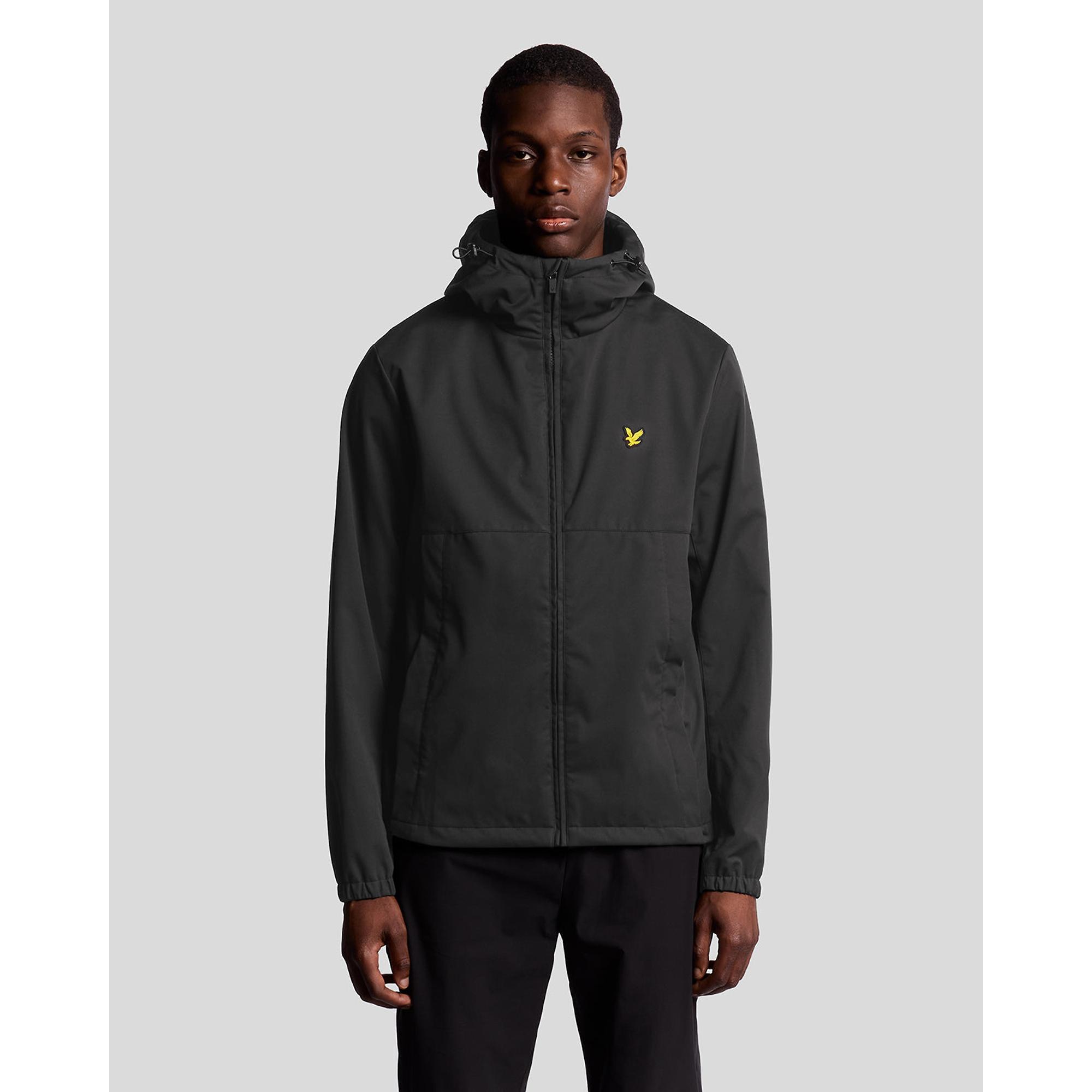 Product image 2 of 7 of Lyle & Scott Men's Sports Windbreaker Full Zip Jacket - Jet Black