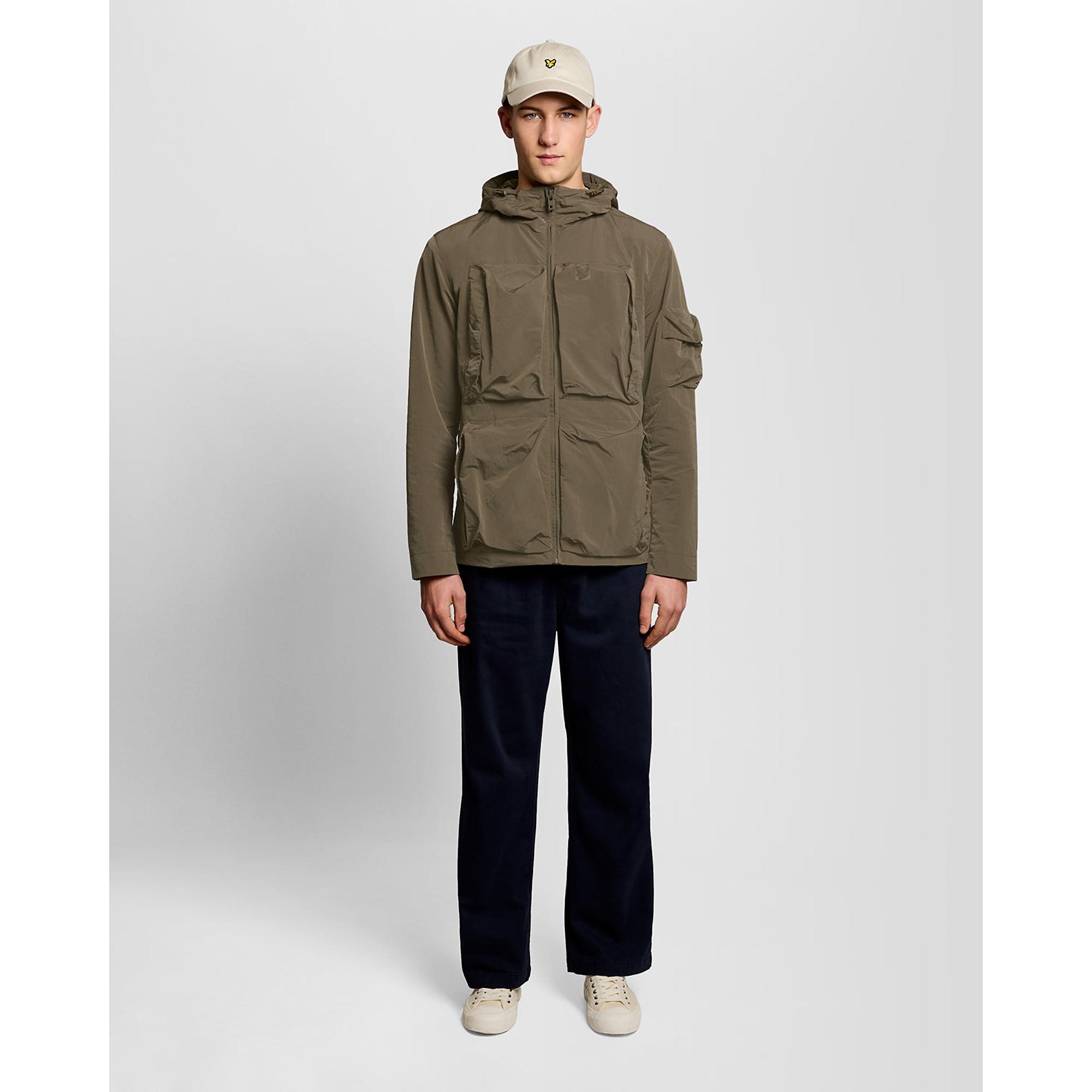 Product image 3 of 6 of Lyle & Scott Men's Lightweight Ripstop Windcheater - Khaki Ash