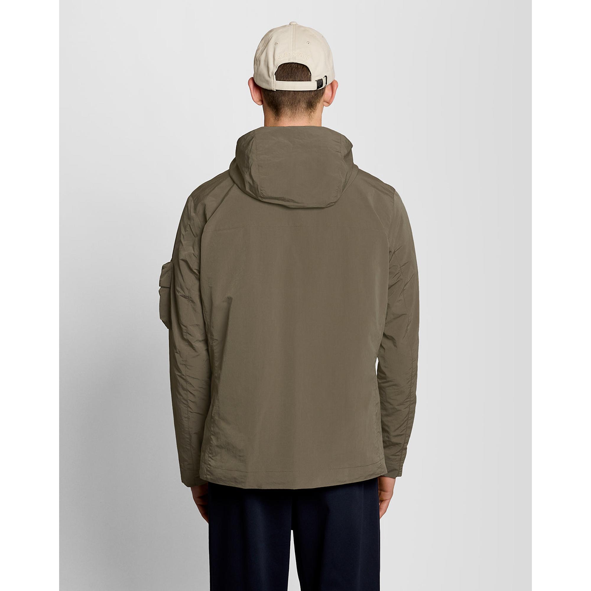 Product image 5 of 6 of Lyle & Scott Men's Lightweight Ripstop Windcheater - Khaki Ash