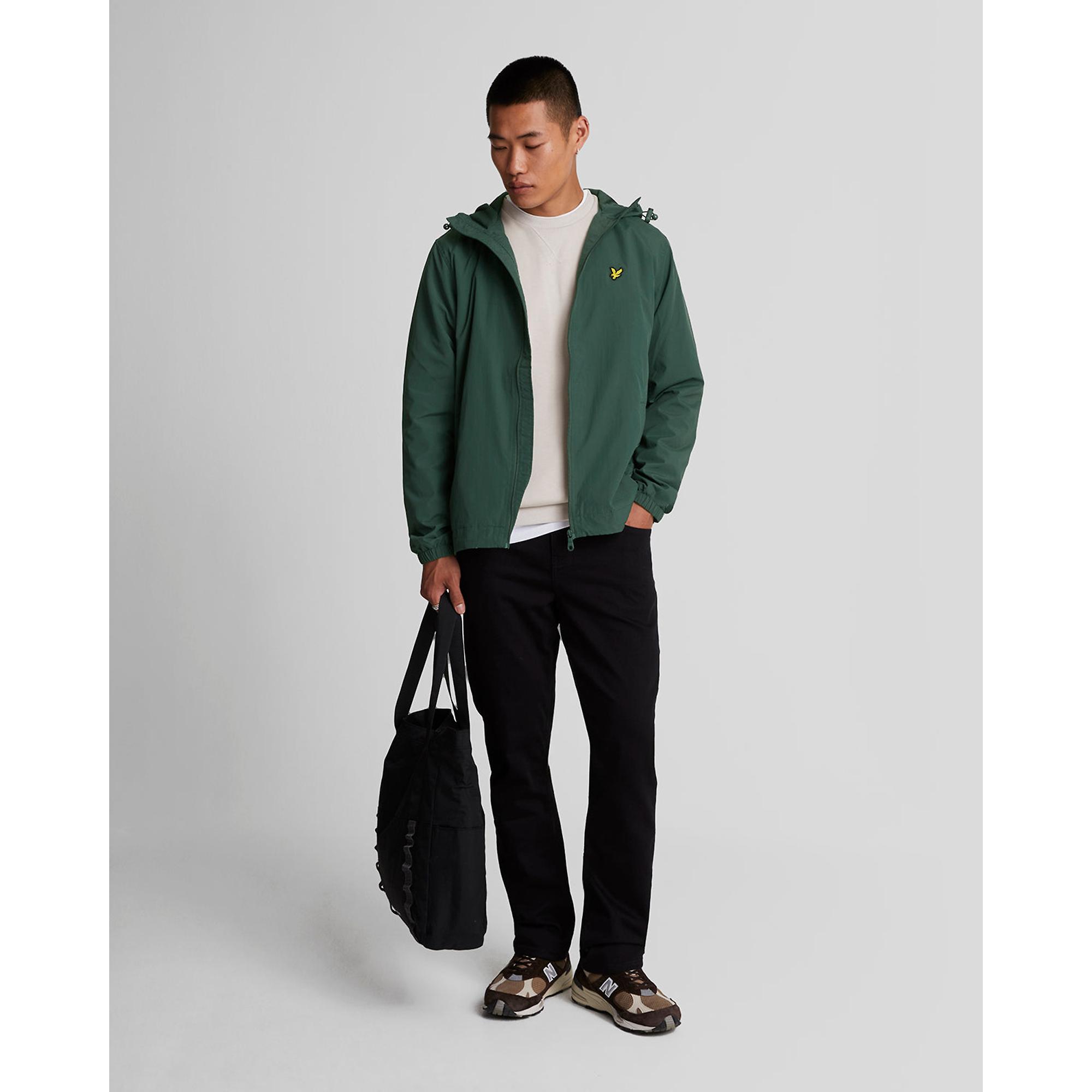 Product image 3 of 5 of Lyle & Scott Men's Zip Through Hooded Jacket - Argyle Teal