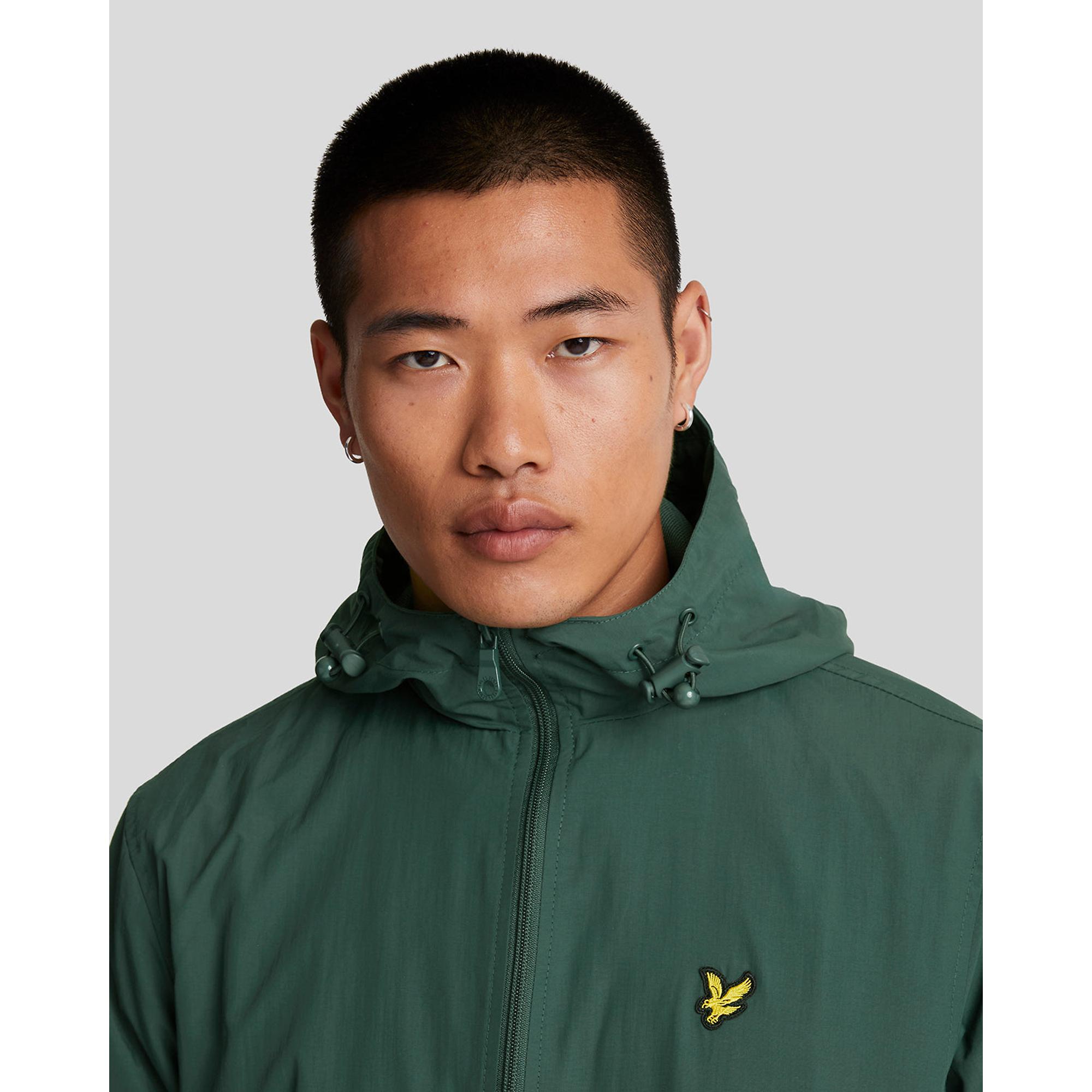 Product image 4 of 5 of Lyle & Scott Men's Zip Through Hooded Jacket - Argyle Teal