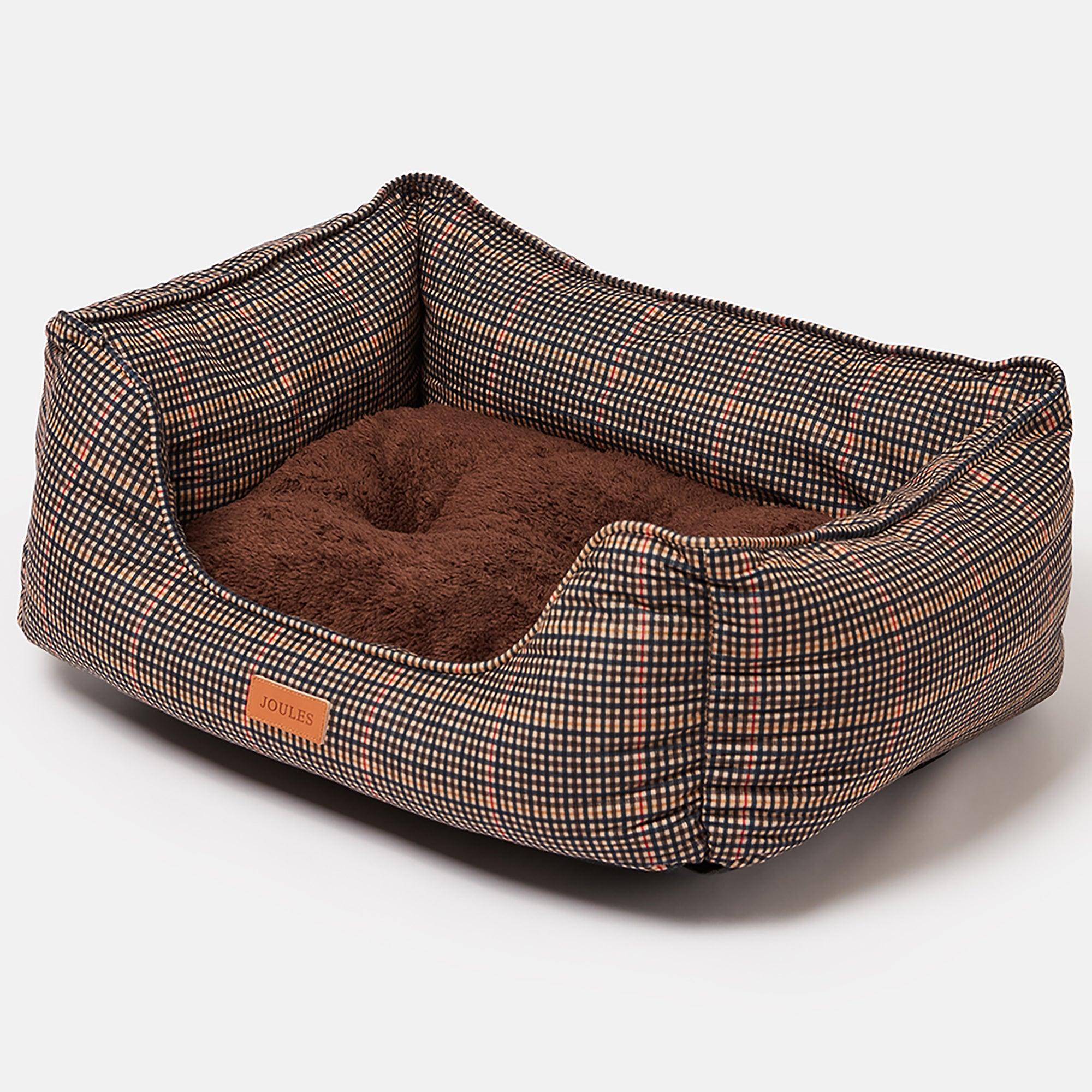 Product image 3 of 12 of Joules Dog Box Bed - Henson Check
