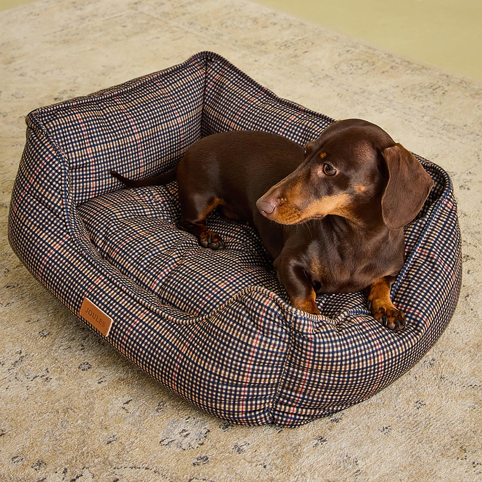 Product image 6 of 12 of Joules Dog Box Bed - Henson Check