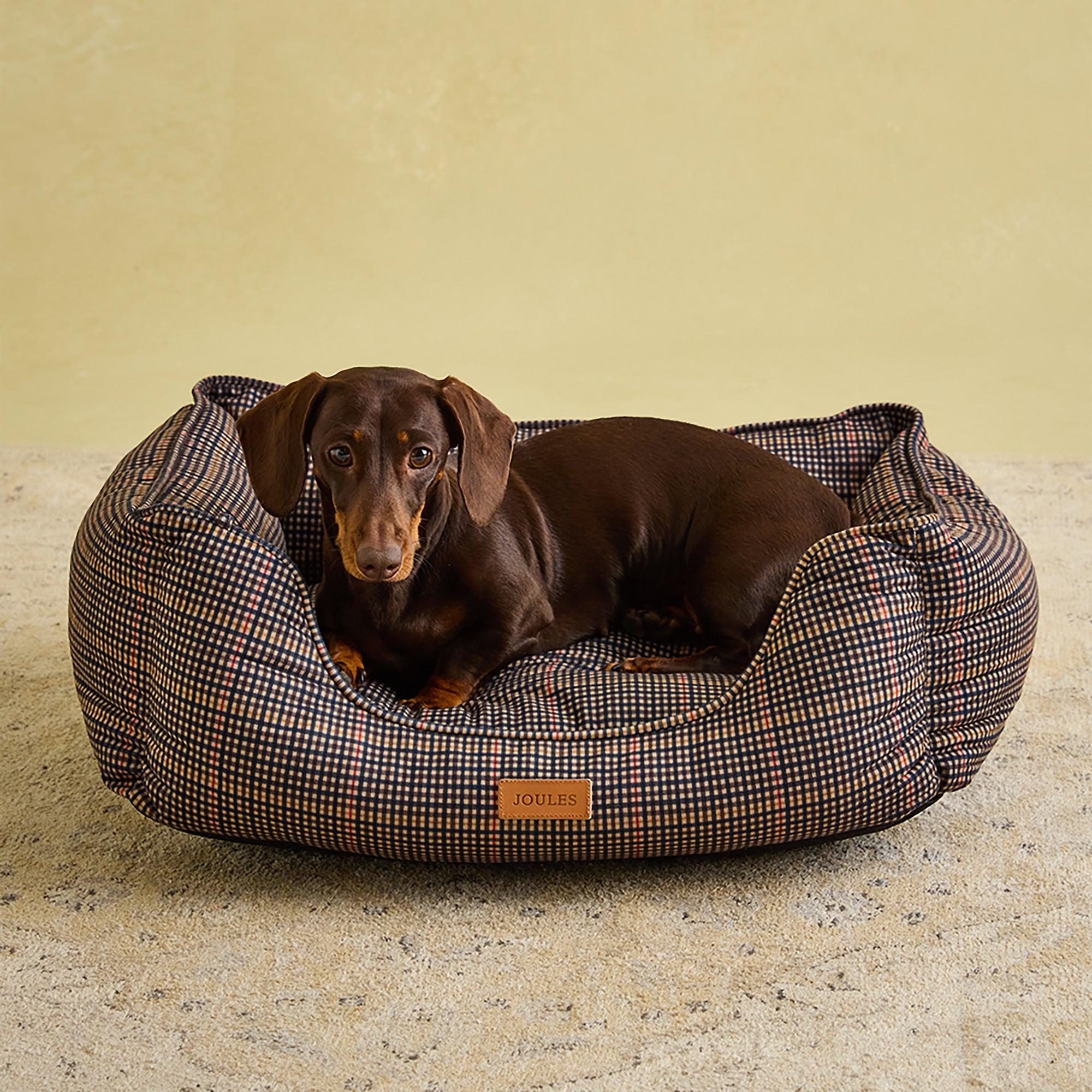Product image 8 of 12 of Joules Dog Box Bed - Henson Check