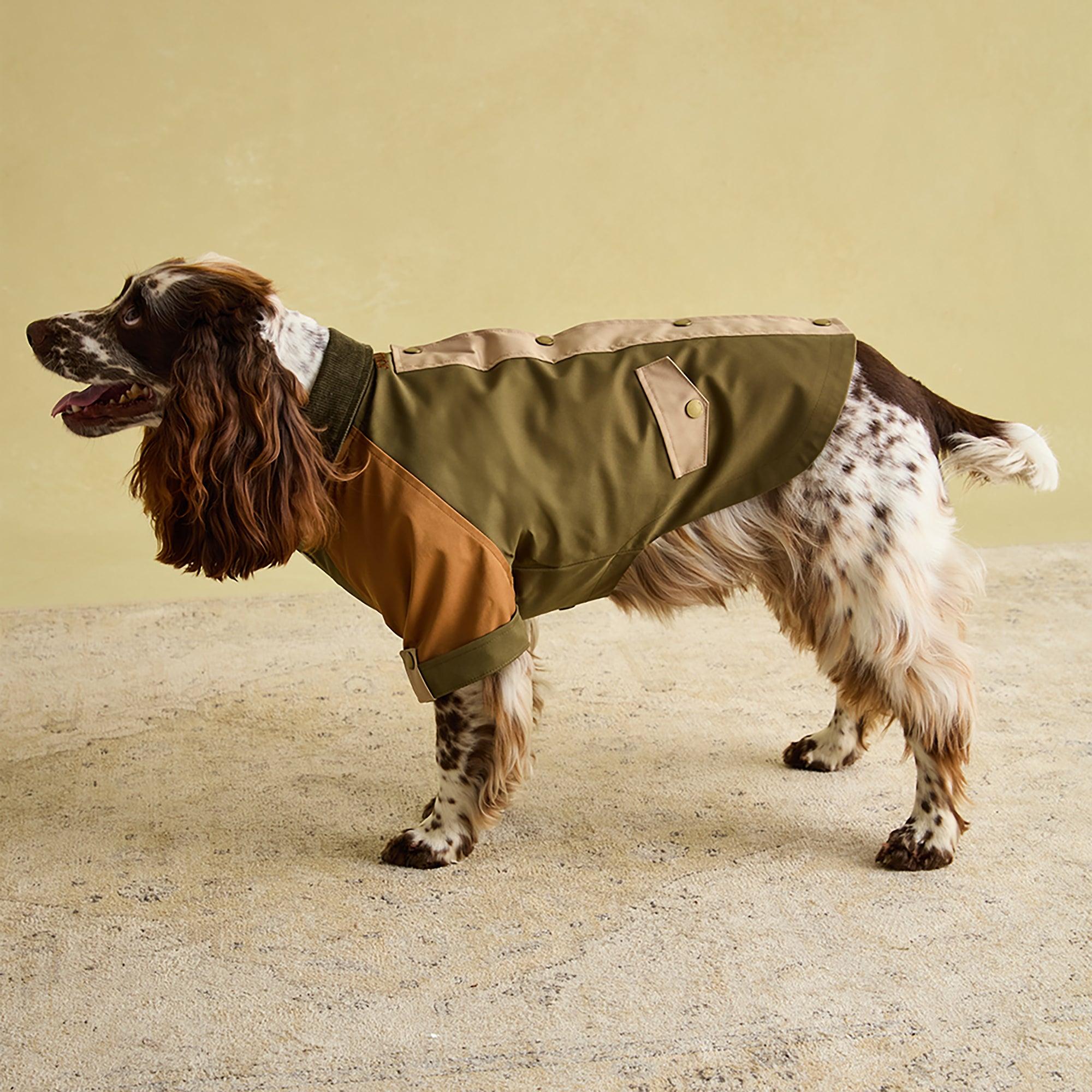 Product image 11 of 13 of Joules Kennington Water Resistant Dog Coat - Brown & Khaki
